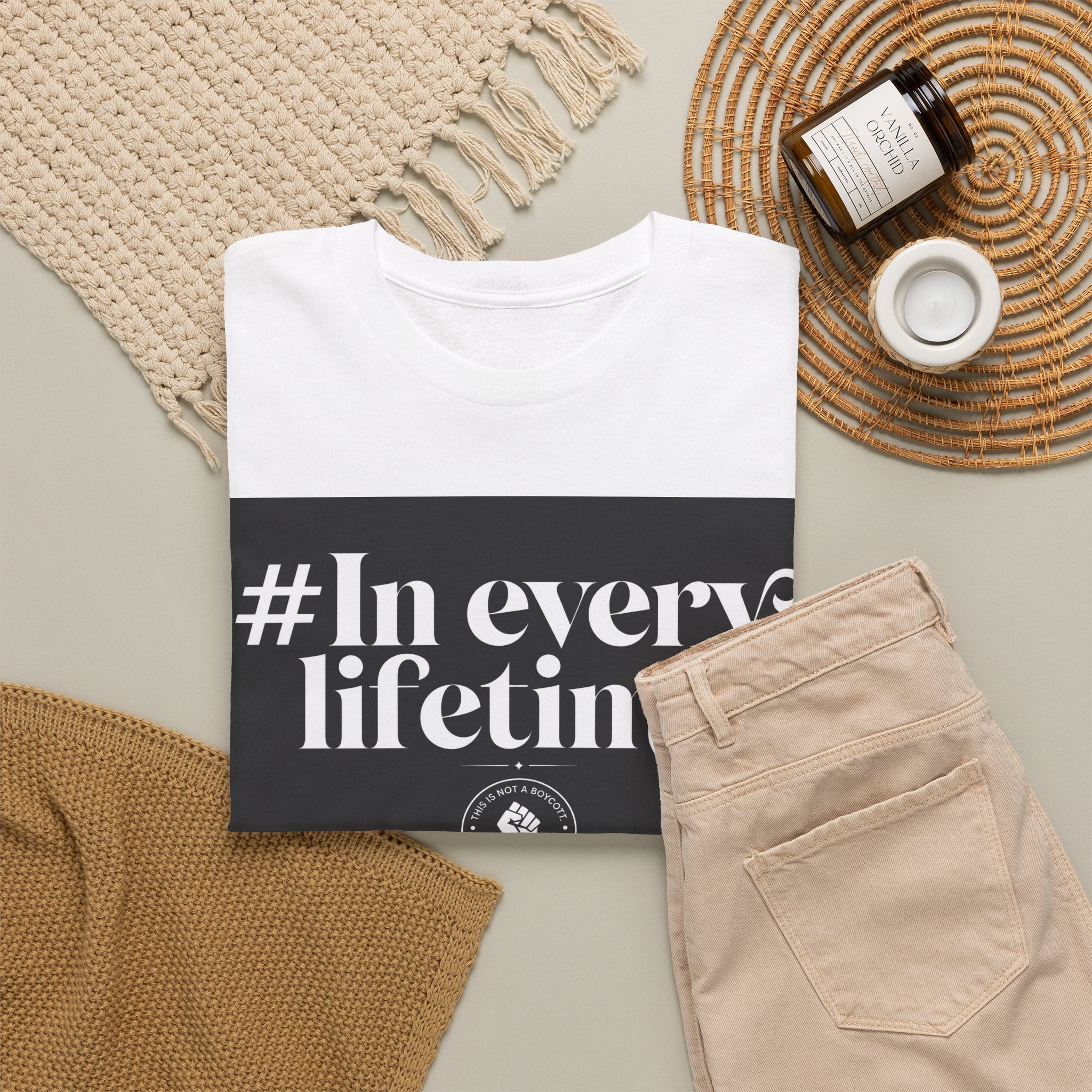 In Every Lifetime Tee — Social Justice Fist Graphic T-Shirt