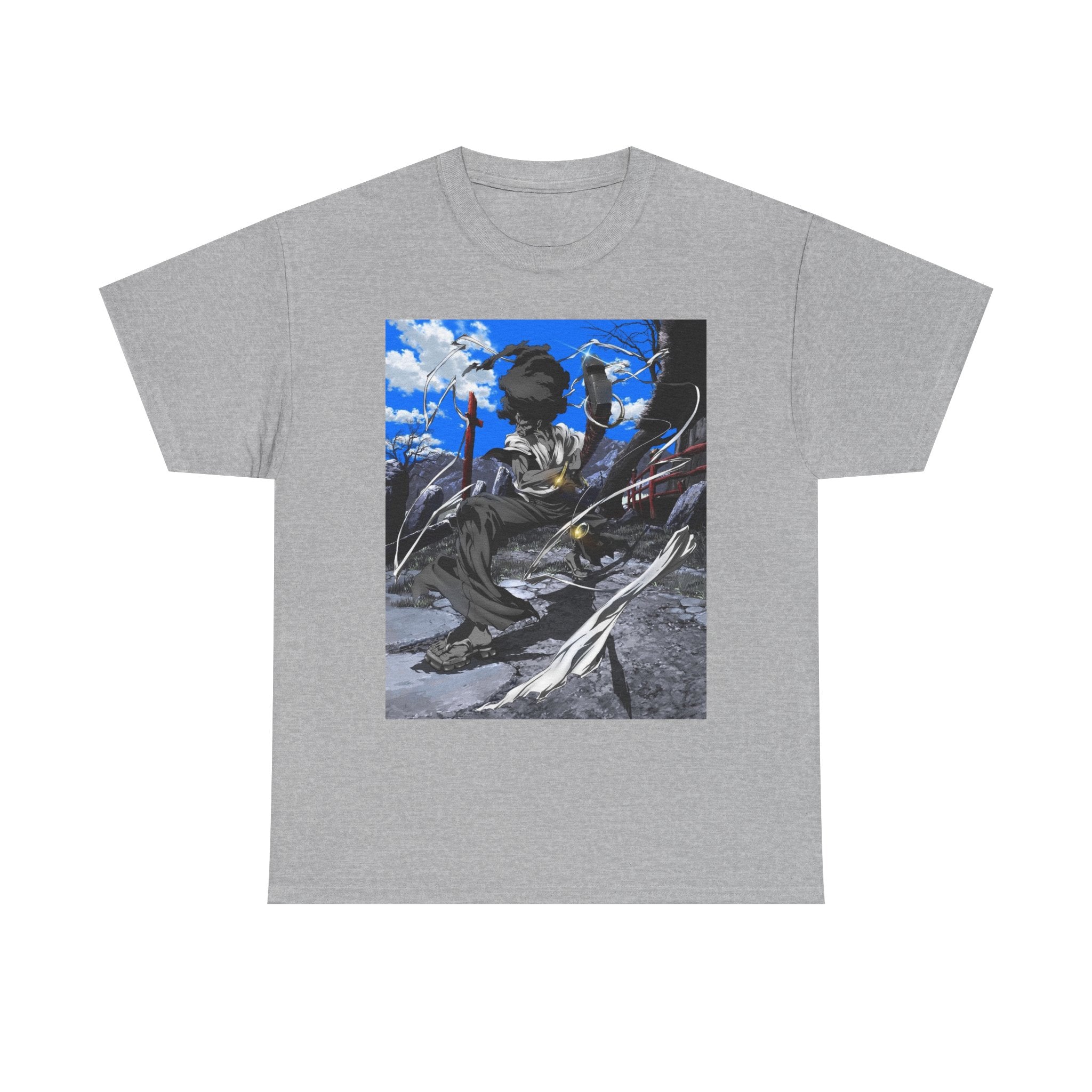 Afro Samurai Graphic Tee — Anime Streetwear T‑Shirt