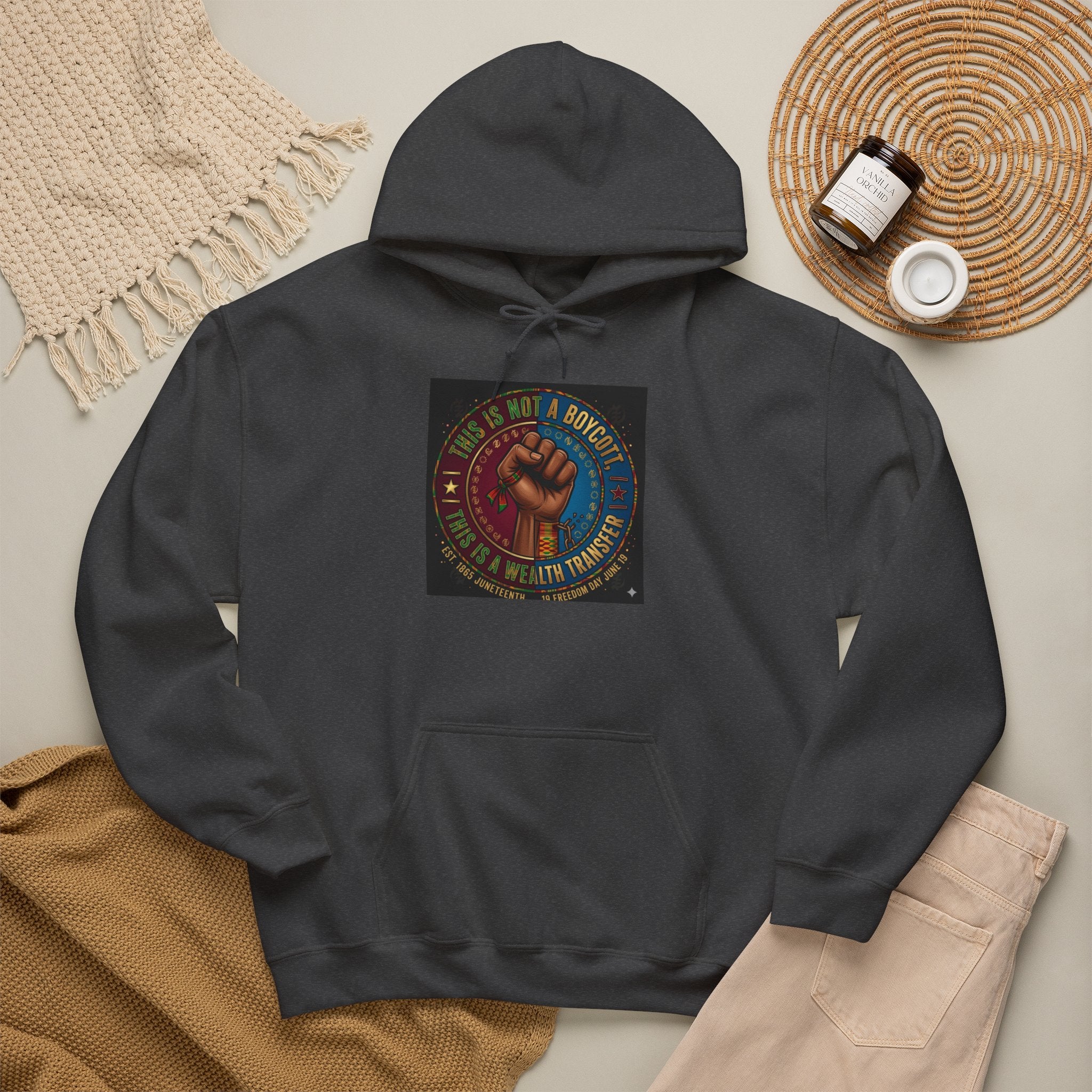 Empowered Unity Hoodie — "We Are a Movement" Fist Graphic Sweatshirt