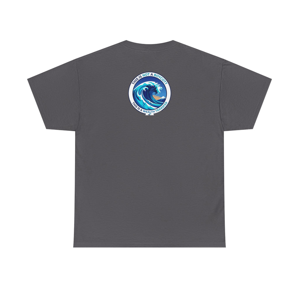 T-Shirt — Coastal Wave Graphic Tee (Ocean Sunset Wave Art)