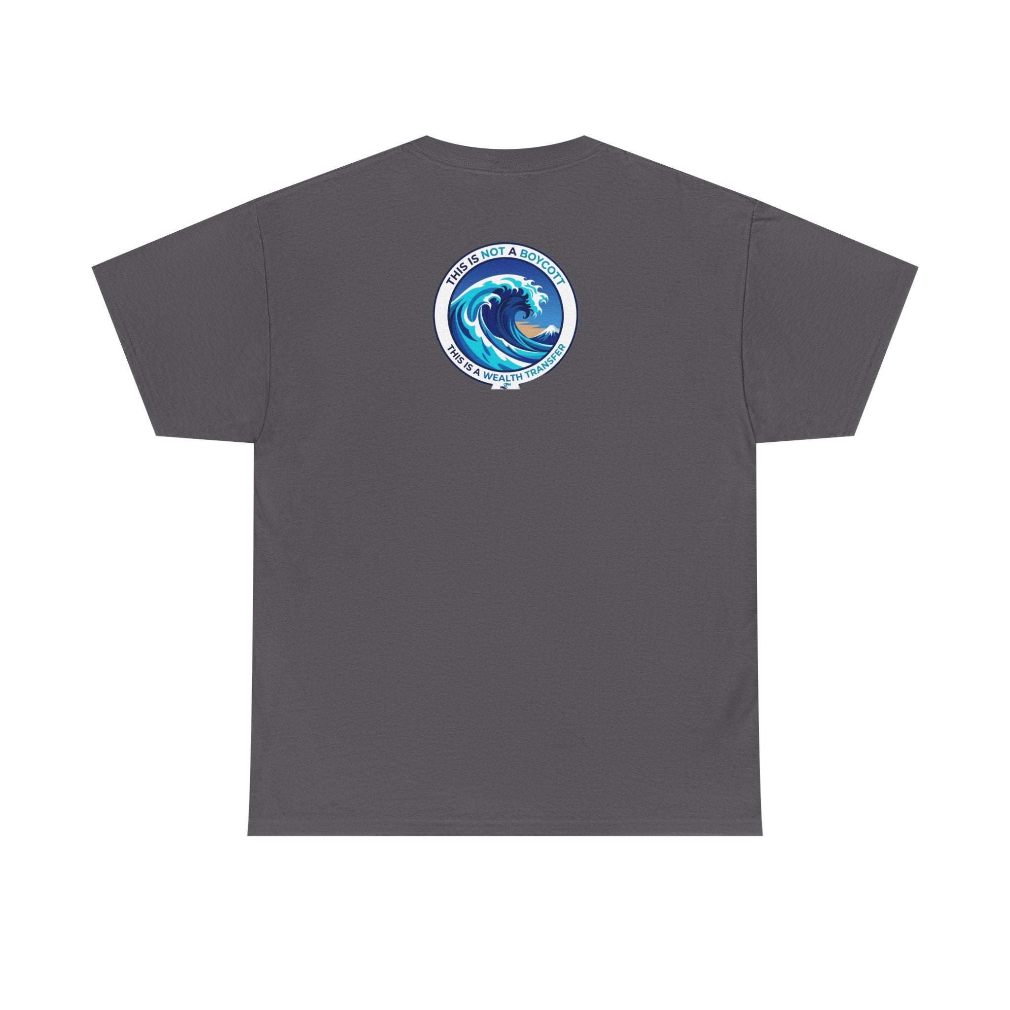 T-Shirt — Coastal Wave Graphic Tee (Ocean Sunset Wave Art)