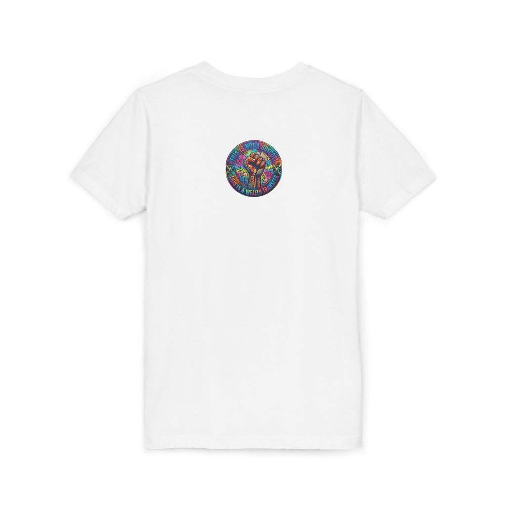 Neon Power Button Tee — Gamer Screen Escape Youth T-Shirt