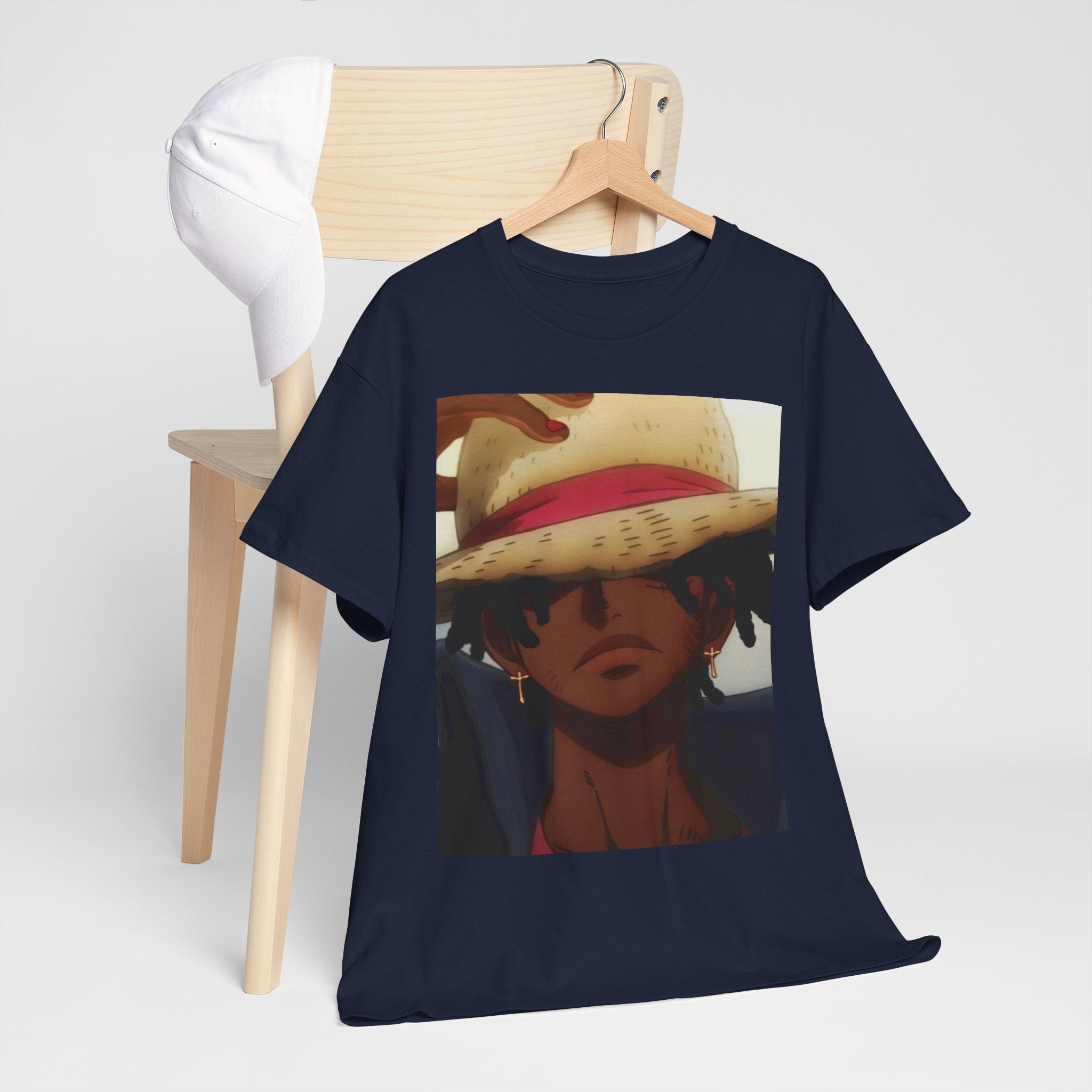 One Piece Luffy Straw Hat T‑Shirt — Anime Pirate Crew Graphic Tee