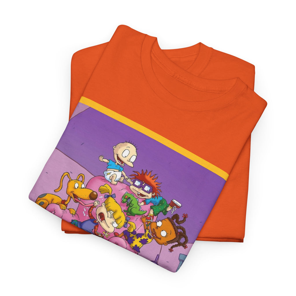 Rugrats Character Collage Tee — Retro Nickelodeon Kids Cartoon T-Shirt
