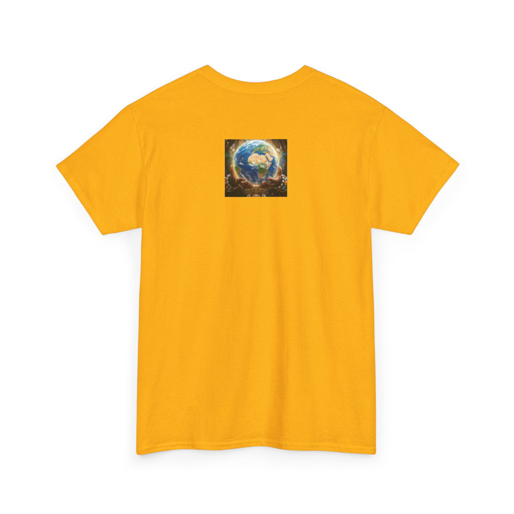 Cosmic Guardian Tee — Earth Mother Spiritual Graphic T-Shirt