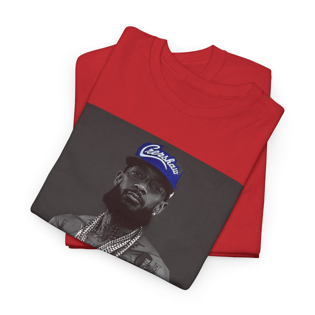 Iconic Rap Legend Photo Tee — Los Angeles Cap Graphic