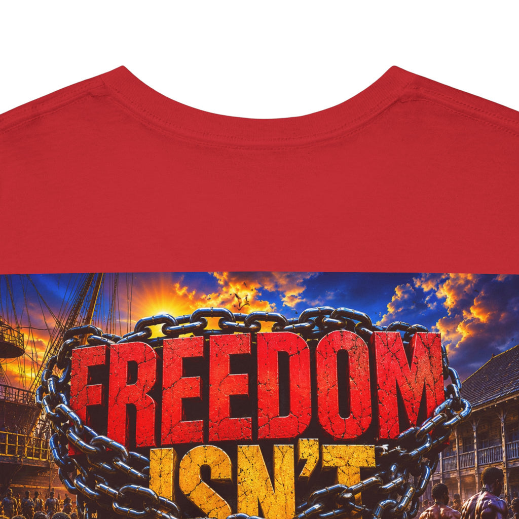 Freedom Isn’t Free Tee — Patriotic Fireworks Soldier Graphic T-Shirt