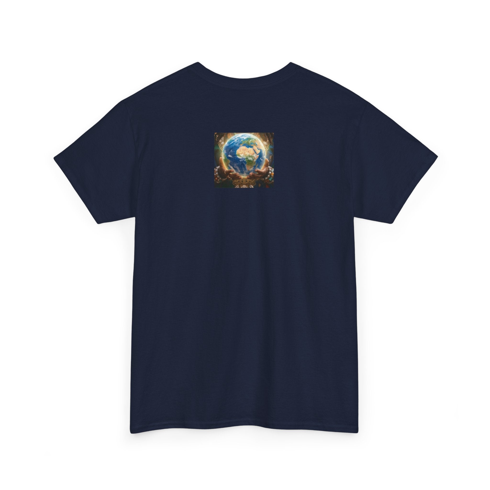 Cosmic Guardian Tee — Earth Mother Spiritual Graphic T-Shirt