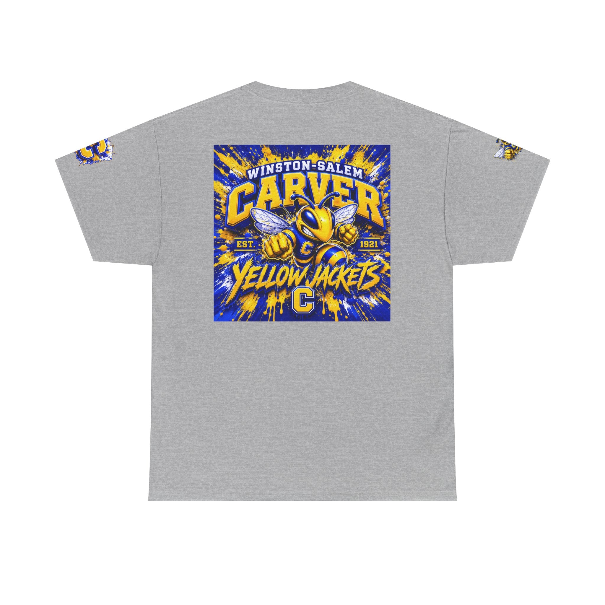 Carver Yellow Jackets Graphic T‑Shirt — Winston‑Salem School Spirit Tee