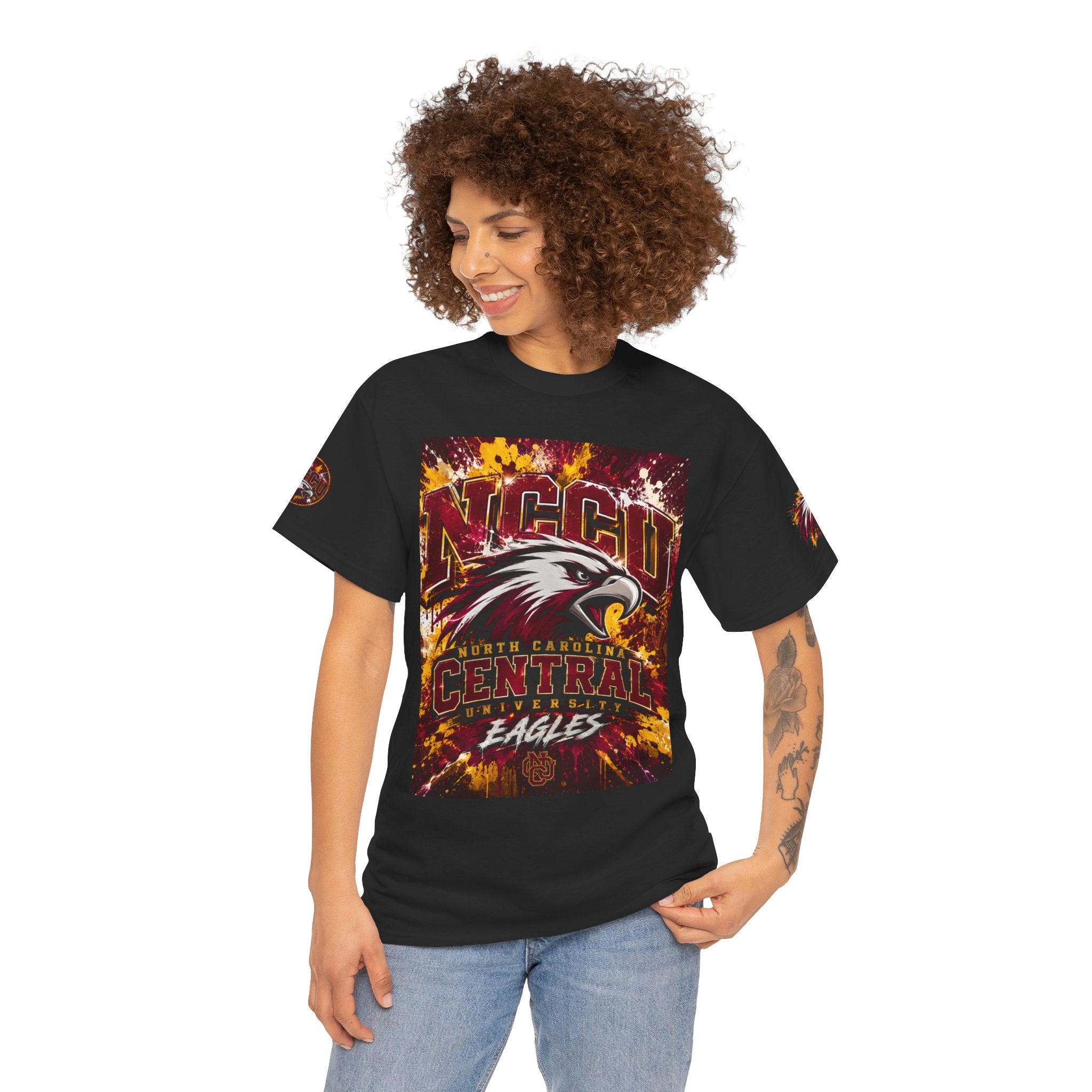 Central Eagles Graphic Tee — North Carolina Central University Mascot T‑Shirt