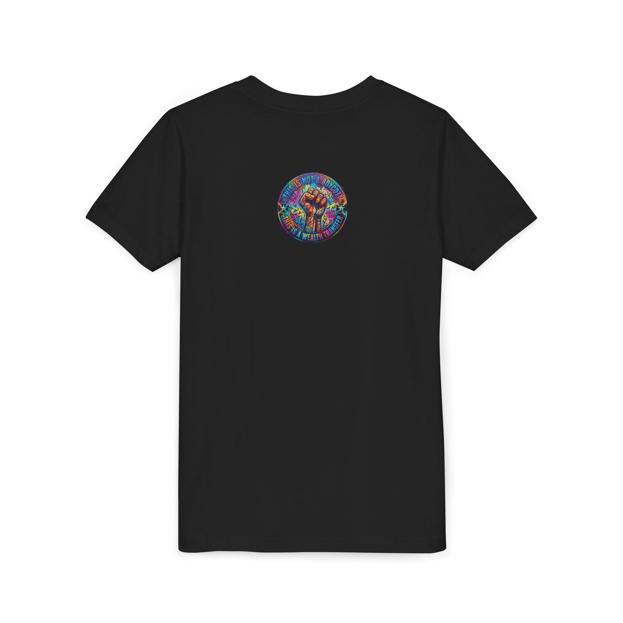 Neon Power Button Tee — Gamer Screen Escape Youth T-Shirt