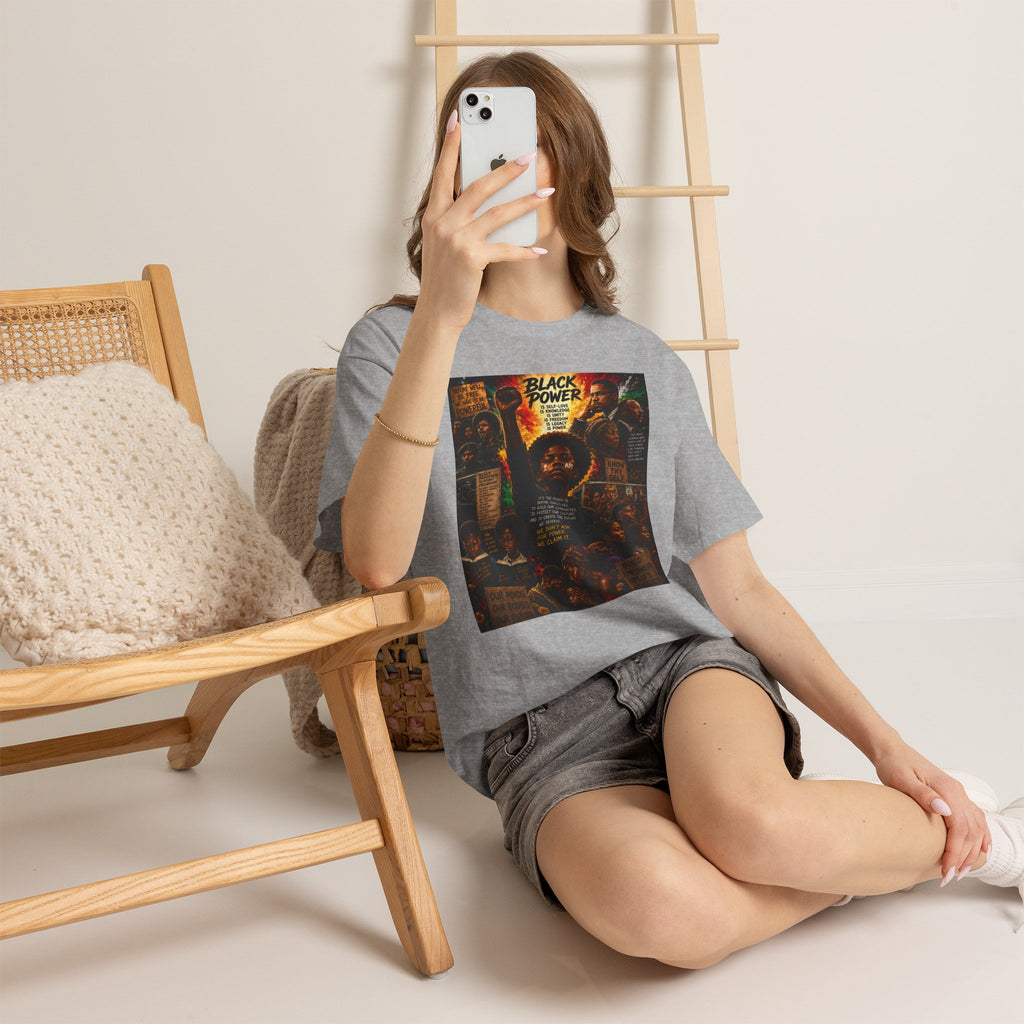 Black Power T‑Shirt — 'This Is Not A Boycott, This Is A Wealth Transfer' Protest Tee