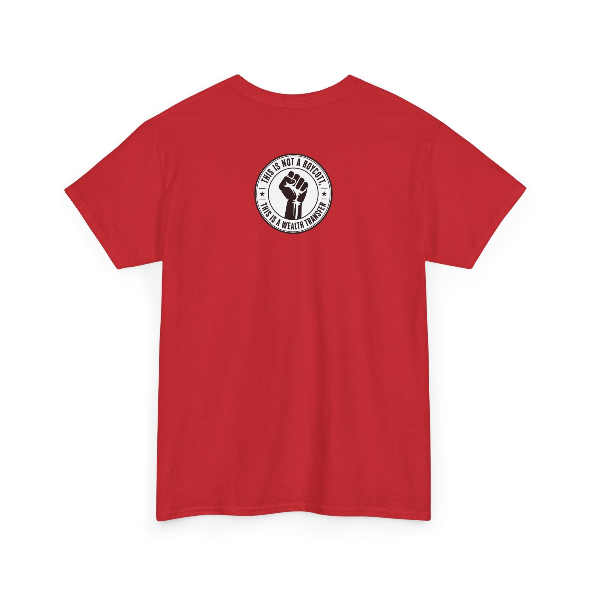 Graphic Tee — Retro Portrait Front with Black Power Fist Back