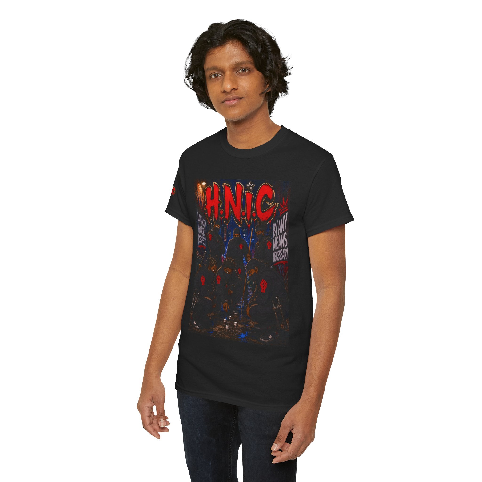 H.N.I.C. Graphic Tee — 'This Is Not A Riot' Raised Fist Streetwear T‑Shirt