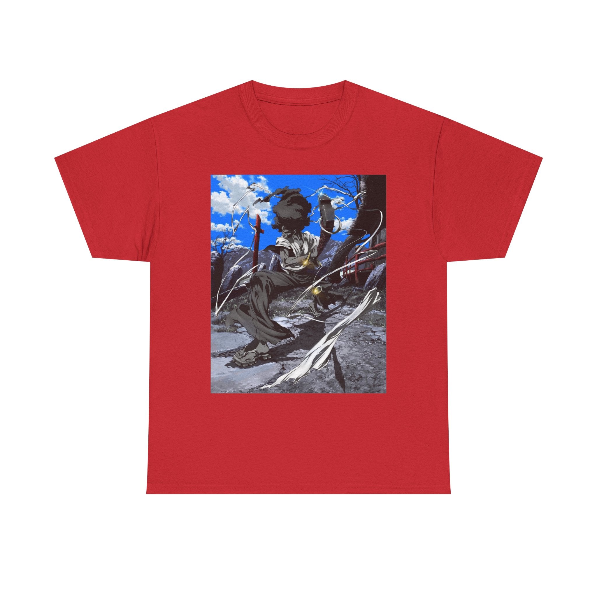 Afro Samurai Graphic Tee — Anime Streetwear T‑Shirt