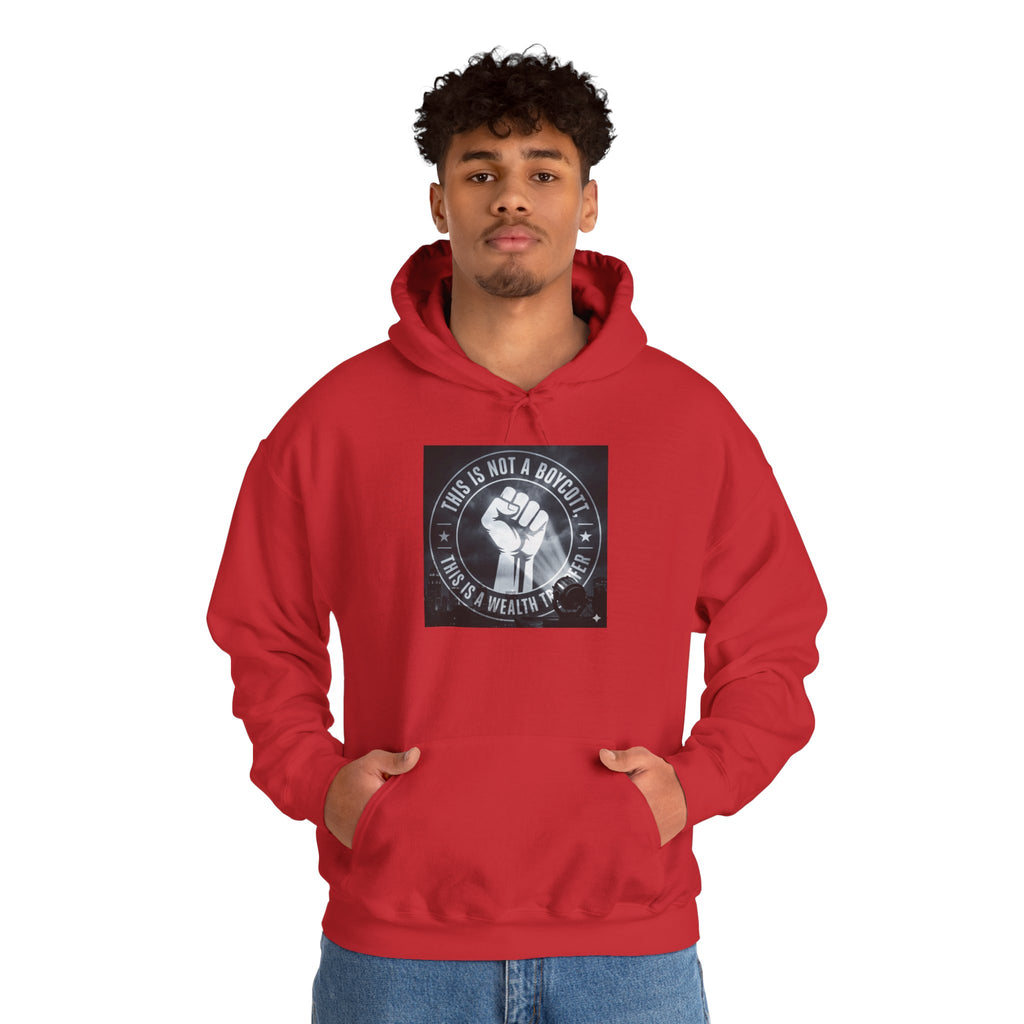Hoodie — "This Is Not a Moment" Raised Fist Social Justice Pullover