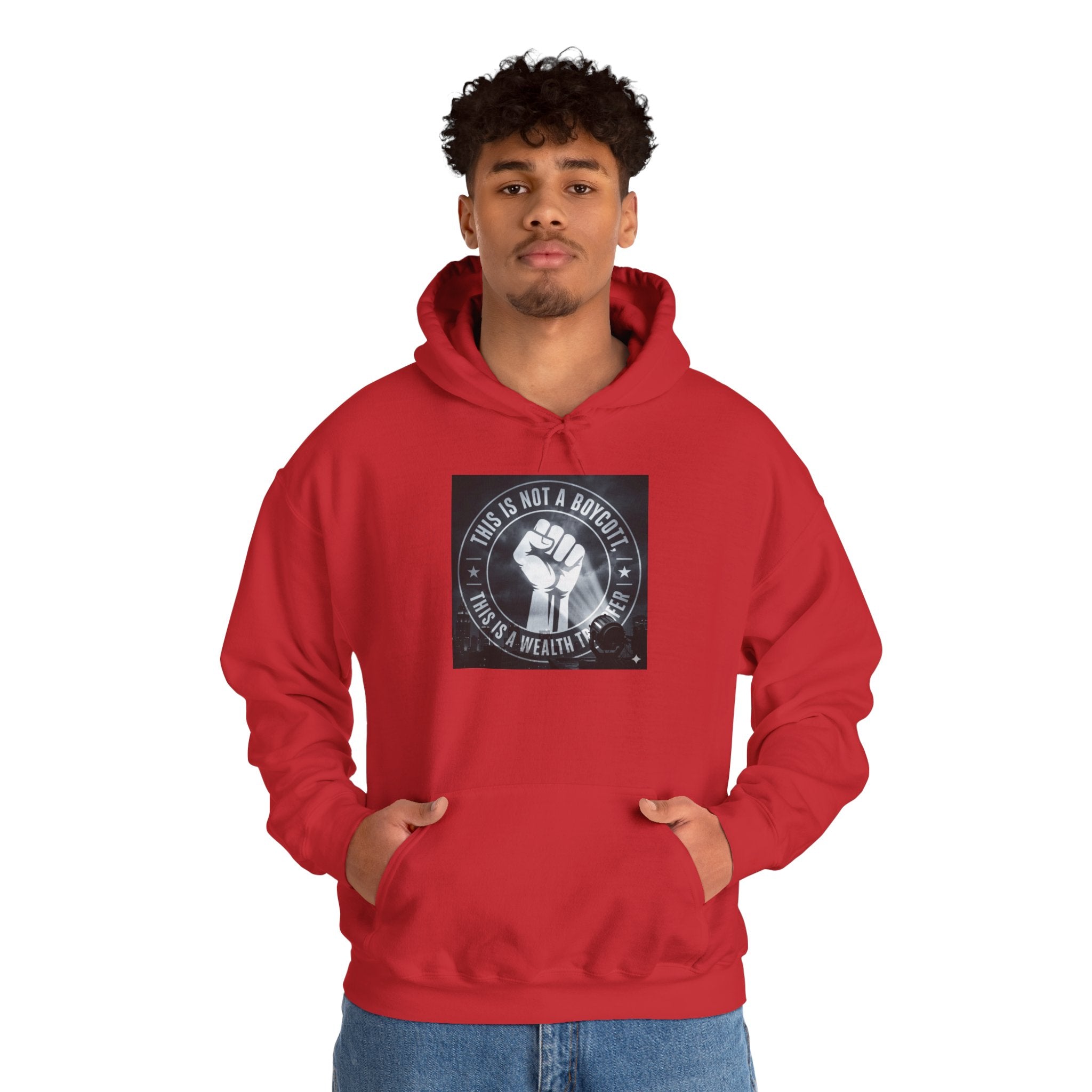 Hoodie — "This Is Not a Moment" Raised Fist Social Justice Pullover