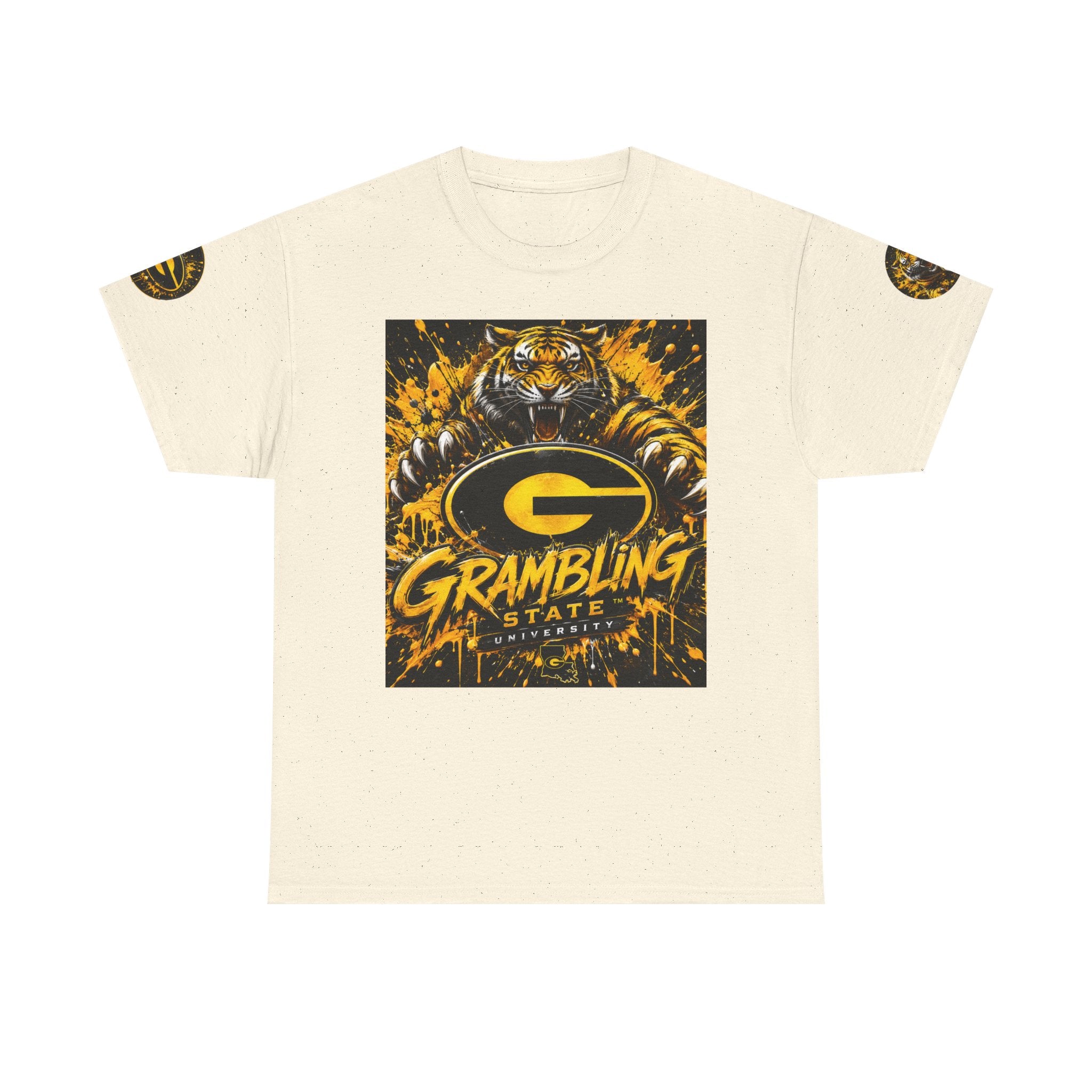 Grambling State Tigers T-Shirt — Roaring Tiger Logo College Tee