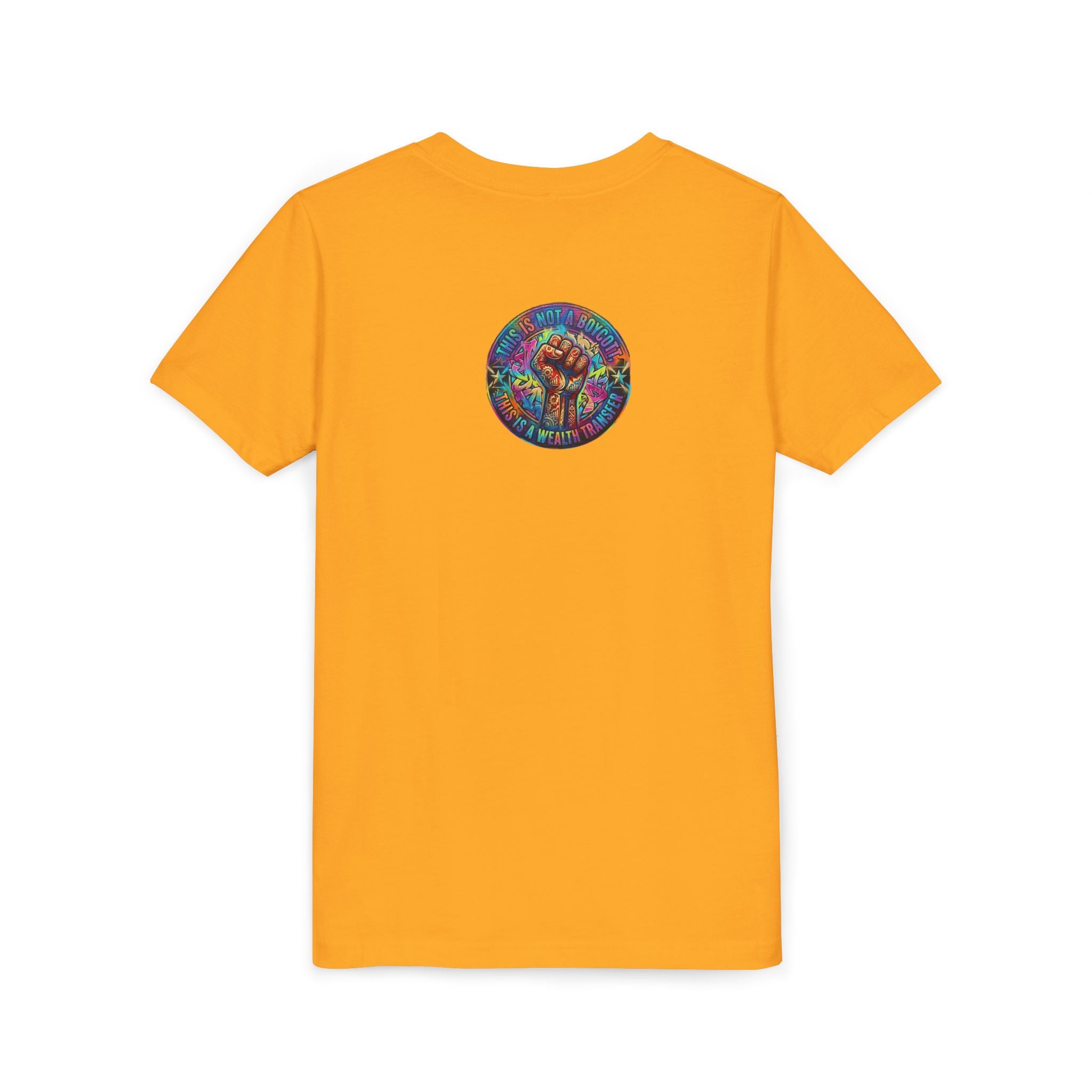 Youth Tee — “BUILD. CREATE. WIN.” Neon Builder City Design