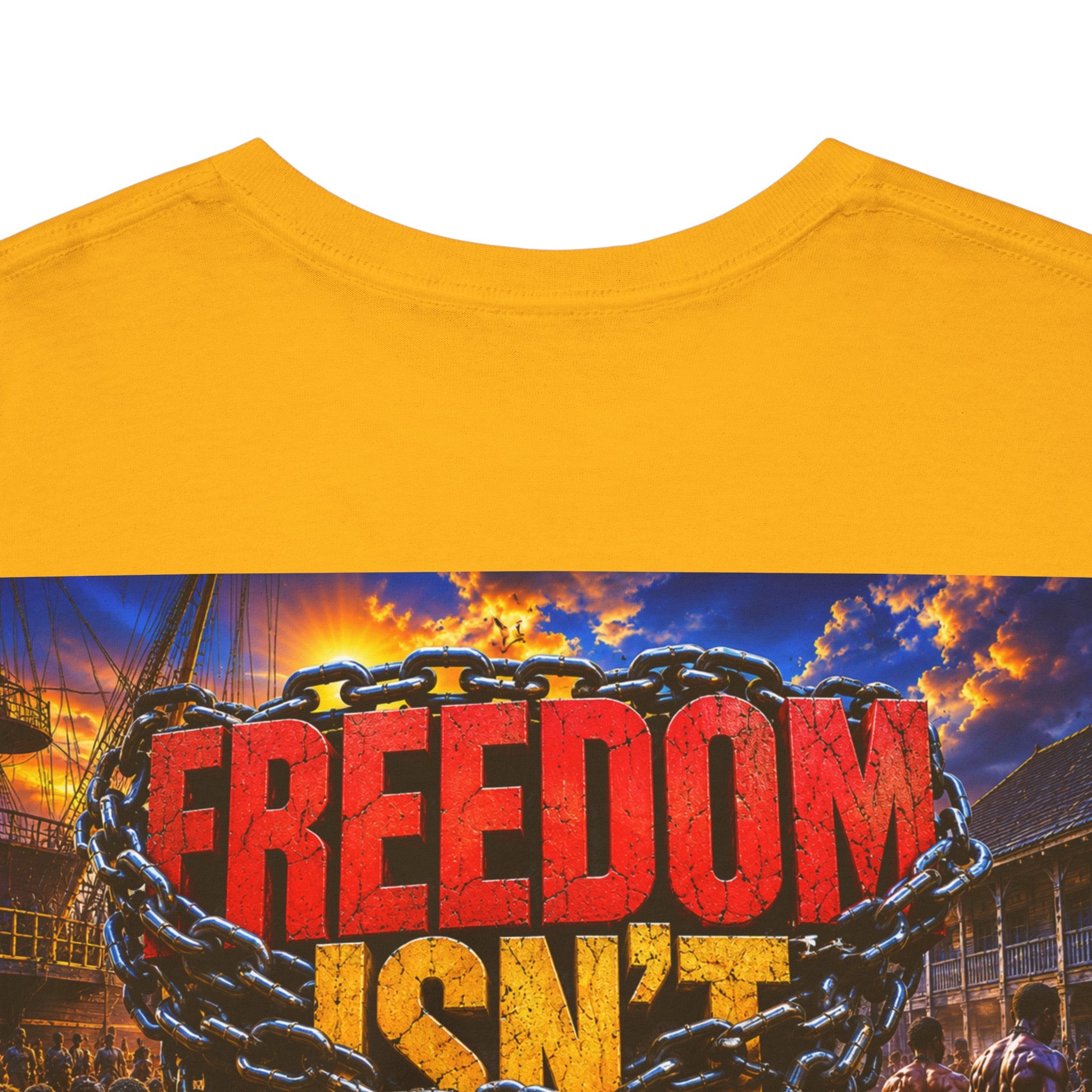Freedom Isn’t Free Tee — Patriotic Fireworks Soldier Graphic T-Shirt