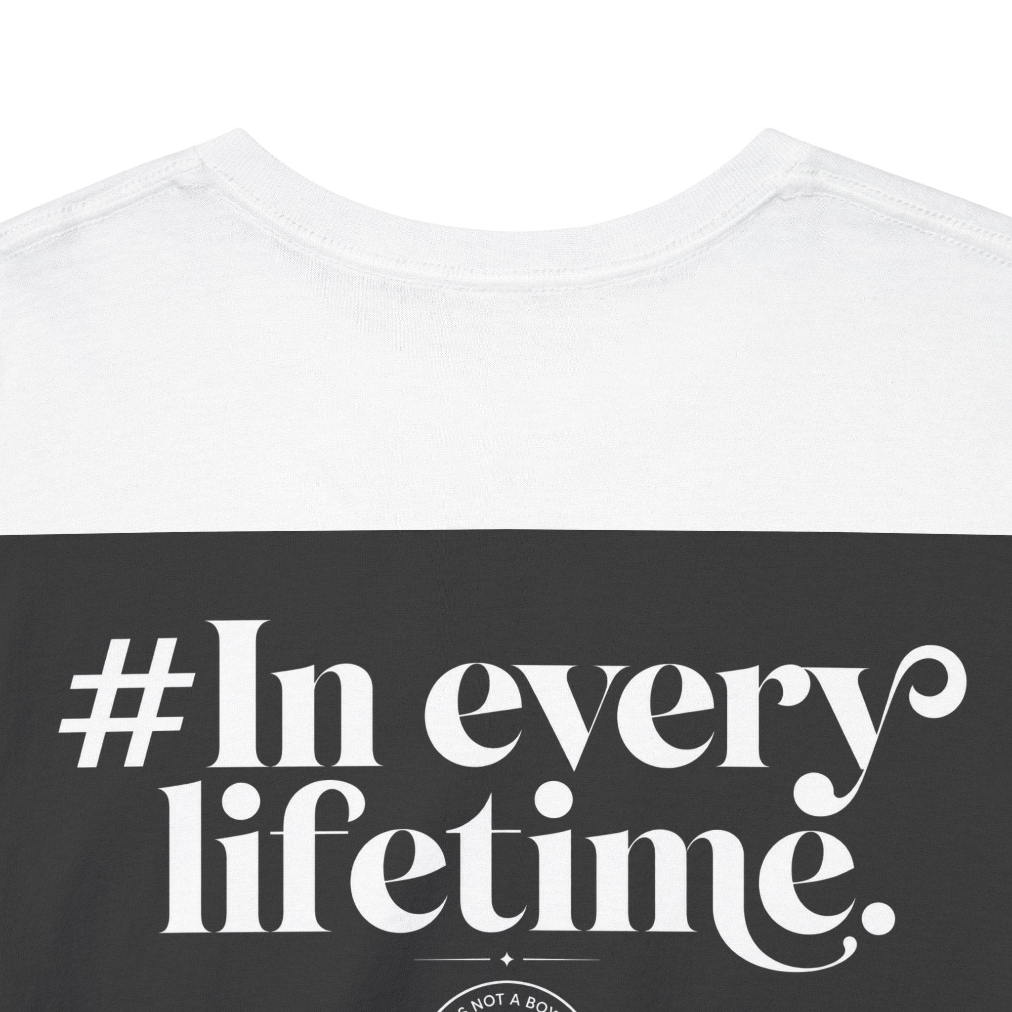 Political Protest Tee — “This Is Not a Boycott, This Is a Wealth Transfer” Shirt (Back: #InEveryLifetime)