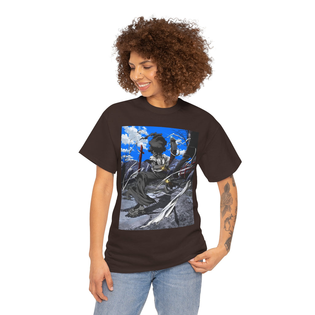 Afro Samurai Graphic Tee — Anime Streetwear T‑Shirt