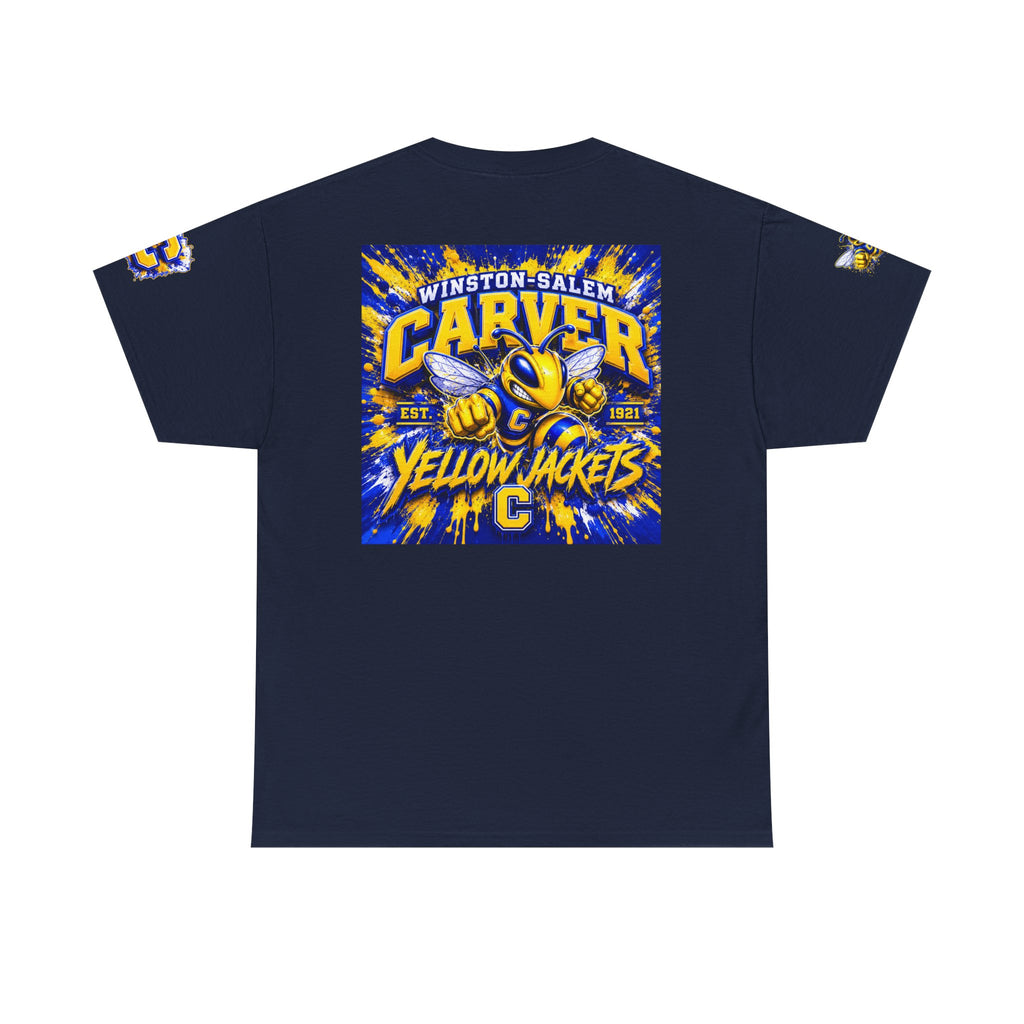 Carver Yellow Jackets Graphic T‑Shirt — Winston‑Salem School Spirit Tee
