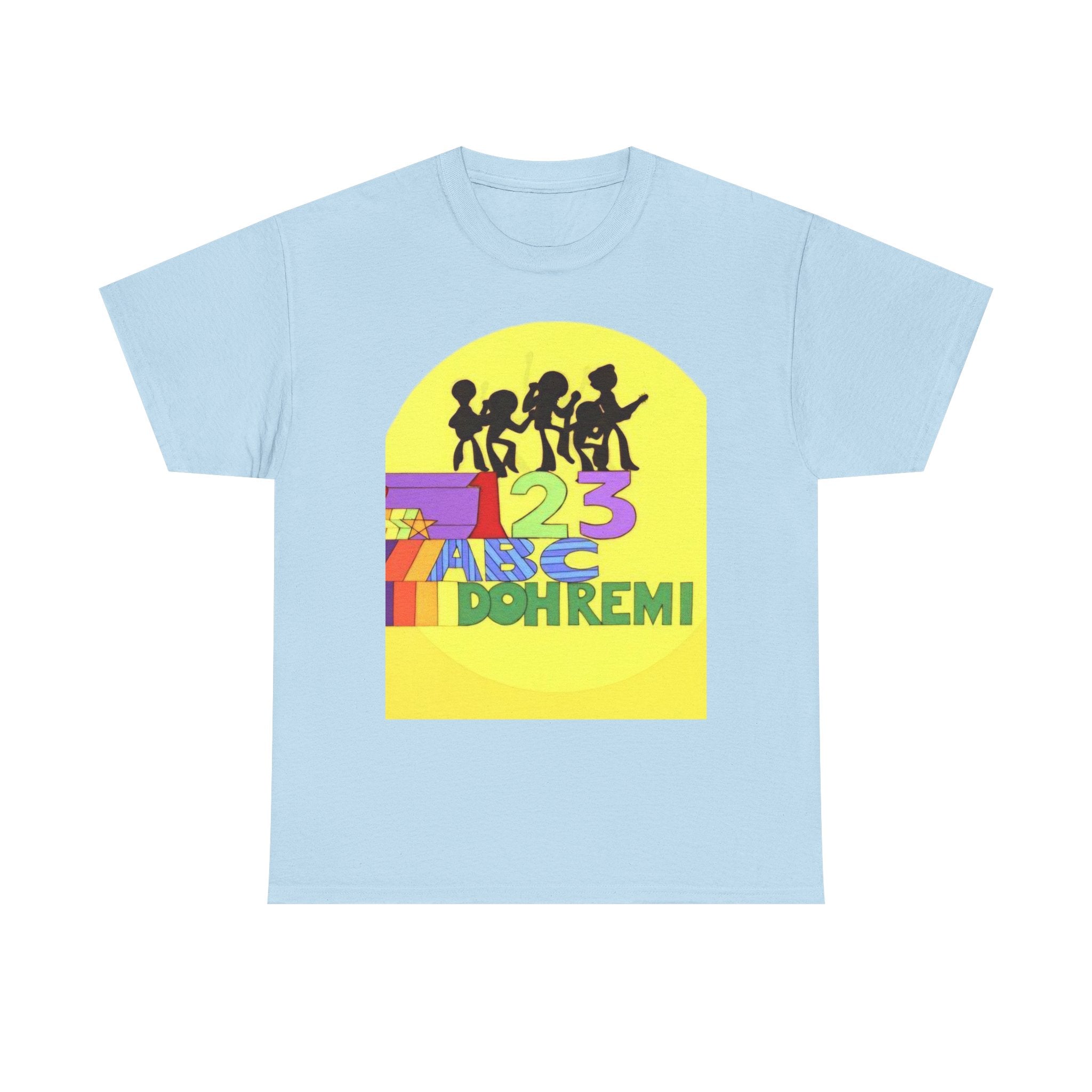 ABC 123 Kids Music Tee — Colorful Educational Rhythm Shirt