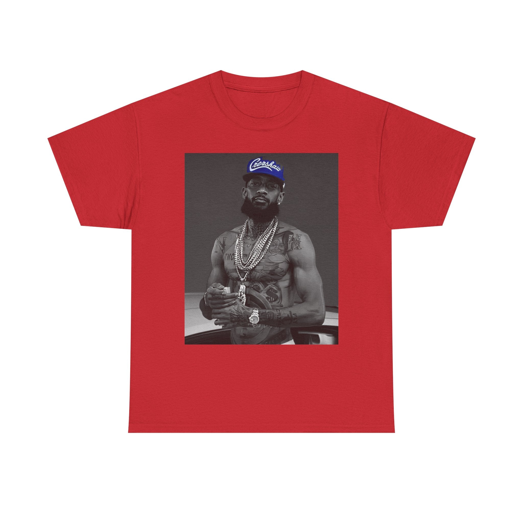 Iconic Rap Legend Photo Tee — Los Angeles Cap Graphic