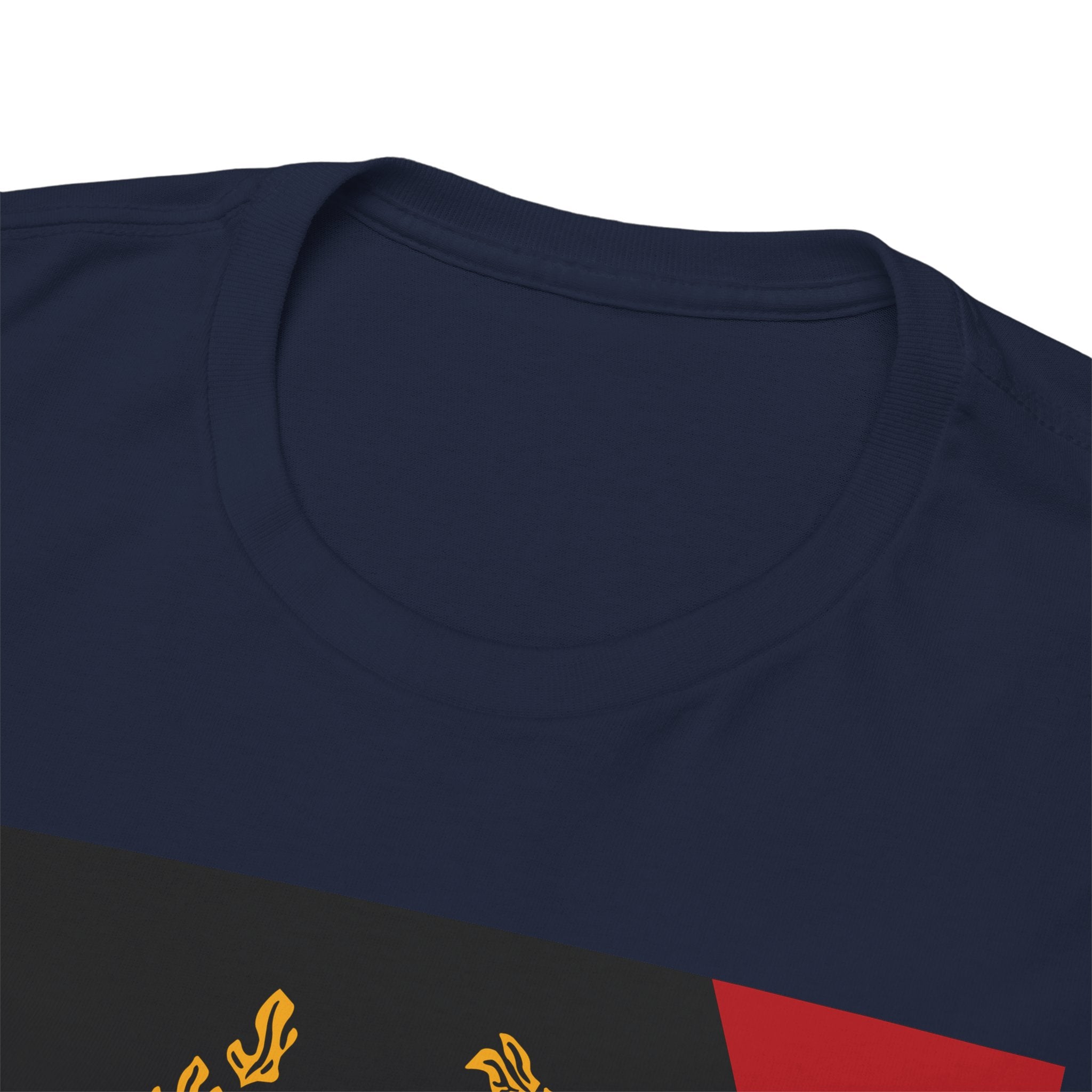 Laurel Trident Tee — Vintage Gold Emblem Graphic T-Shirt