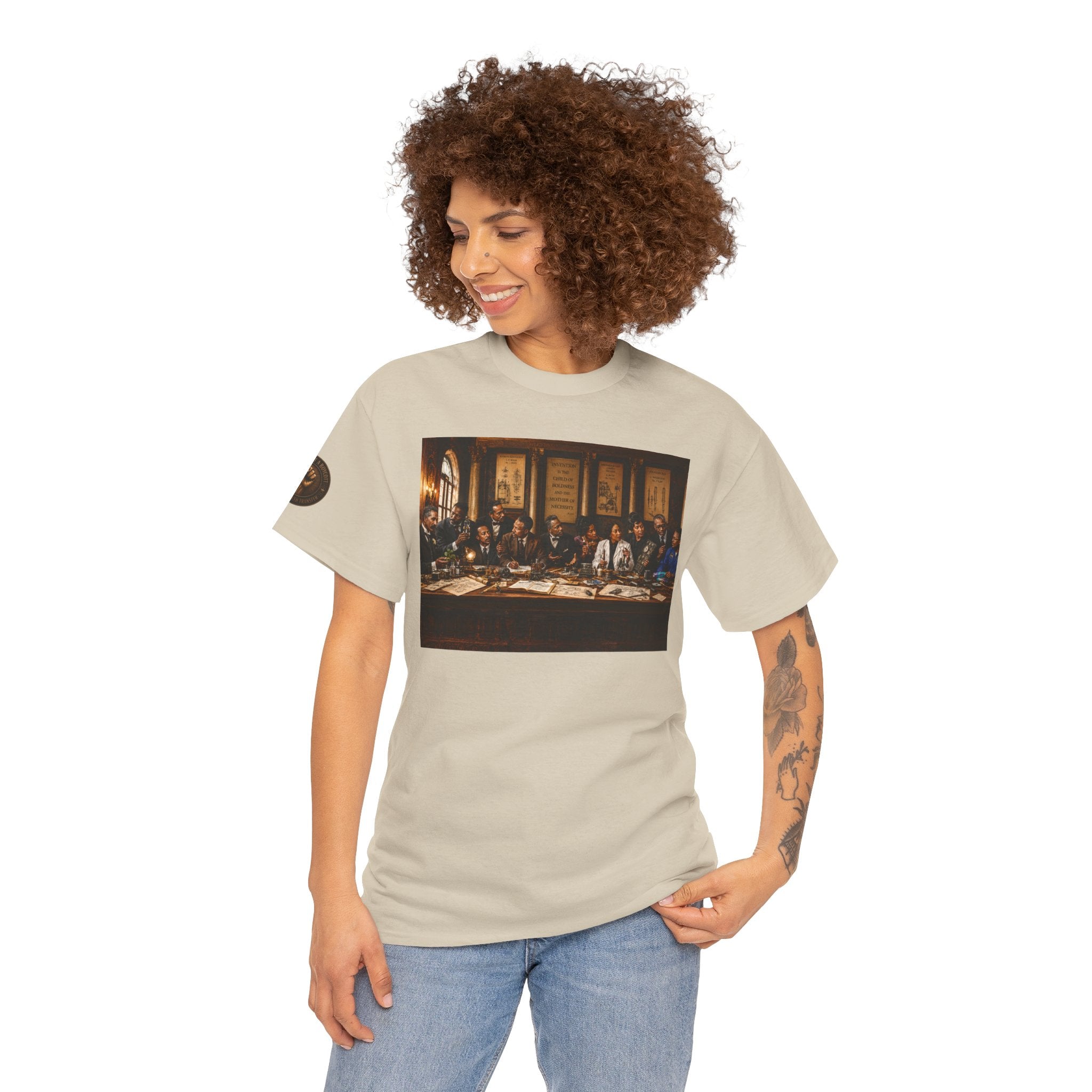 Graphic Tee — 'This Is Not A Boycott' Fist Emblem with Vintage Group Portrait