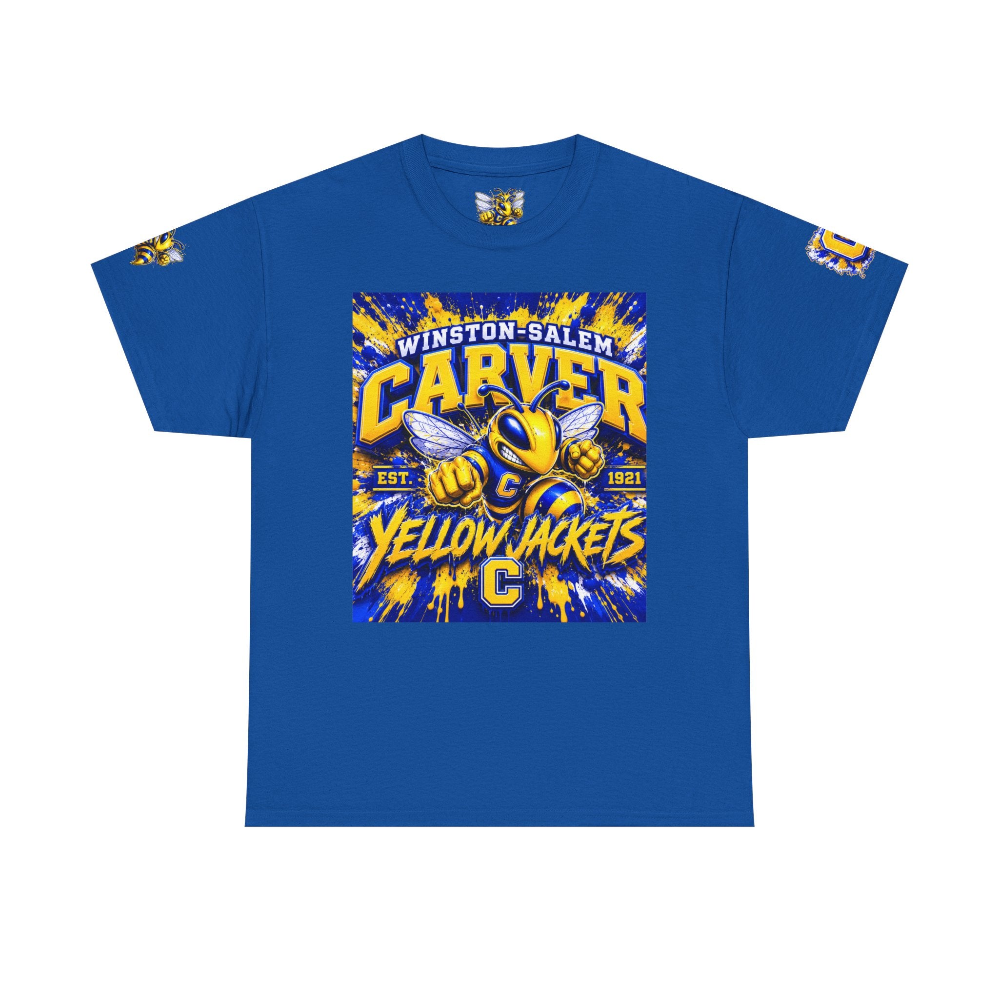 Carver Yellow Jackets T-Shirt — Winston-Salem High School Mascot Tee