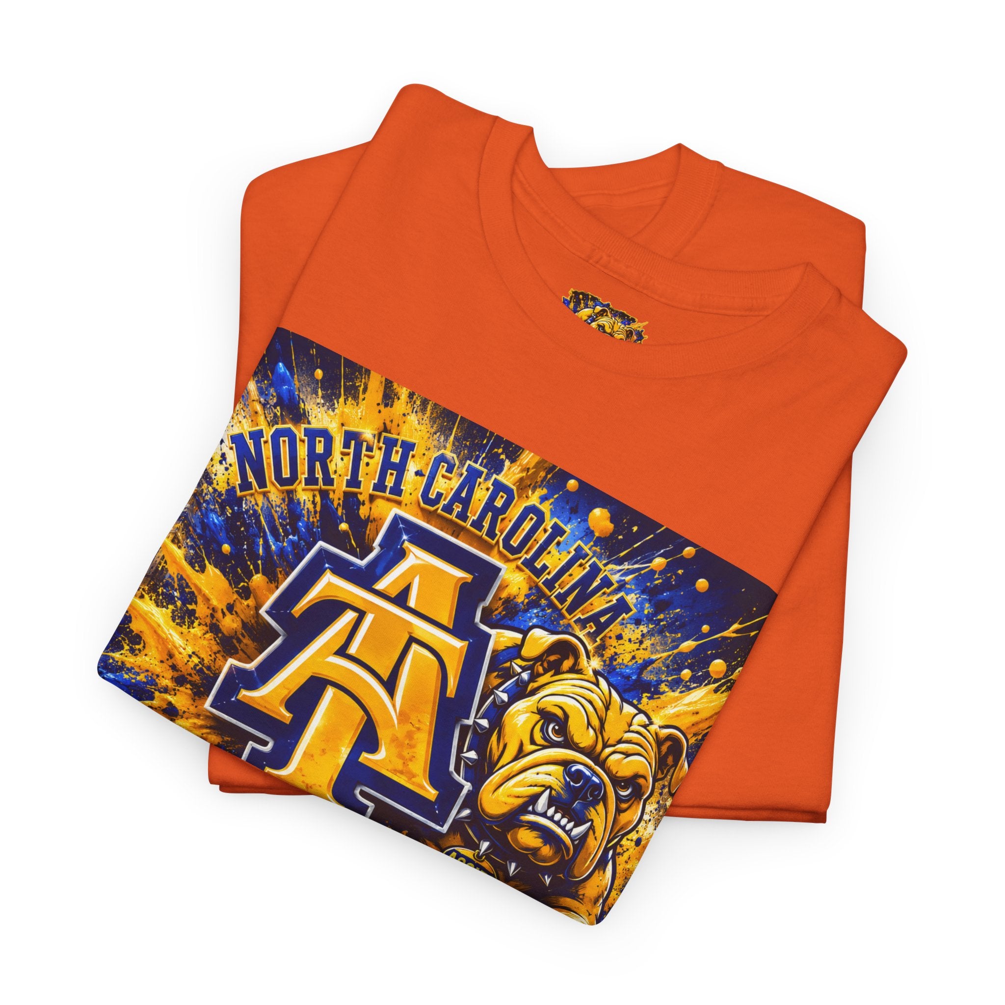 North Carolina A&T Aggies Bulldog T-Shirt — A&T Logo College Tee