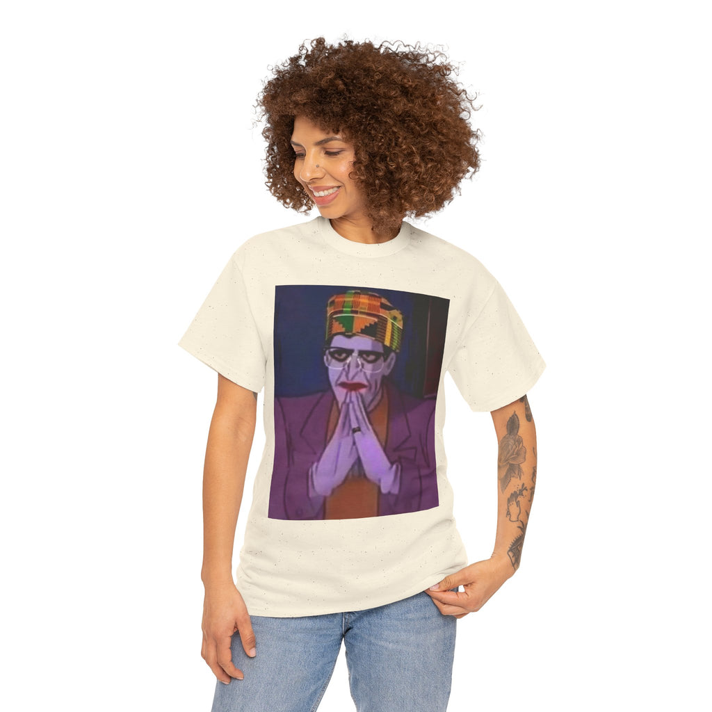 Graphic Tee — Vintage Afrocentric Joker Portrait & Psychedelic Raised Fist Art