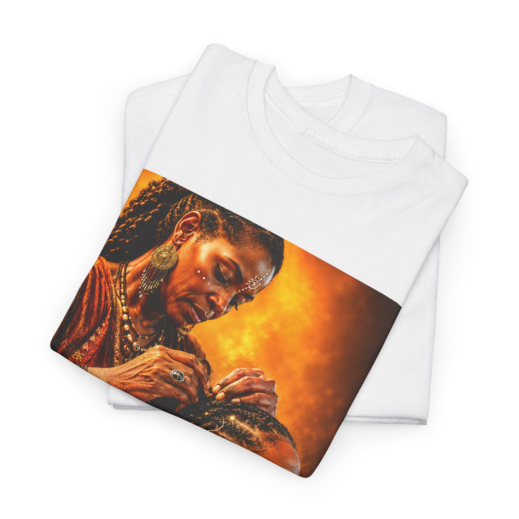 Afrocentric Braiding Tee – "This Is Not A Phase" Empowerment Graphic T-Shirt
