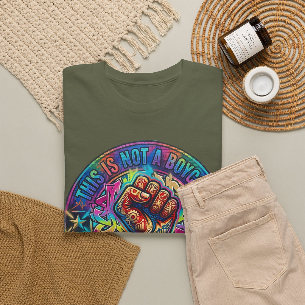 Fist of Strength Graphic Tee — “This Is Not A Boycott, This Is A Wealth Transfer”