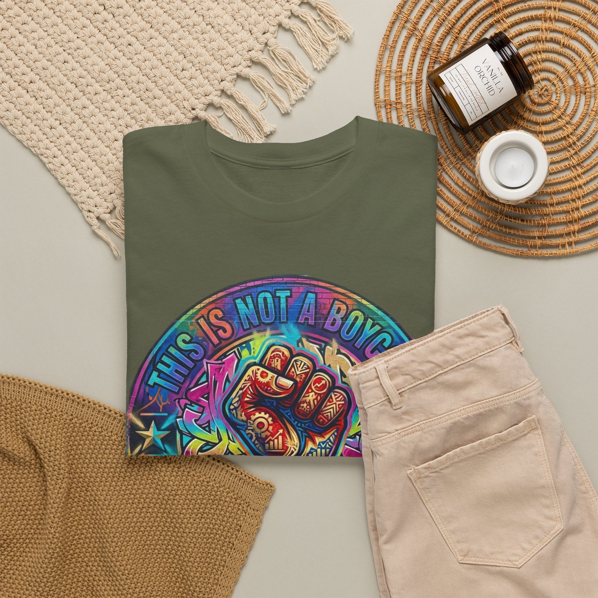 Fist of Strength Graphic Tee — “This Is Not A Boycott, This Is A Wealth Transfer”