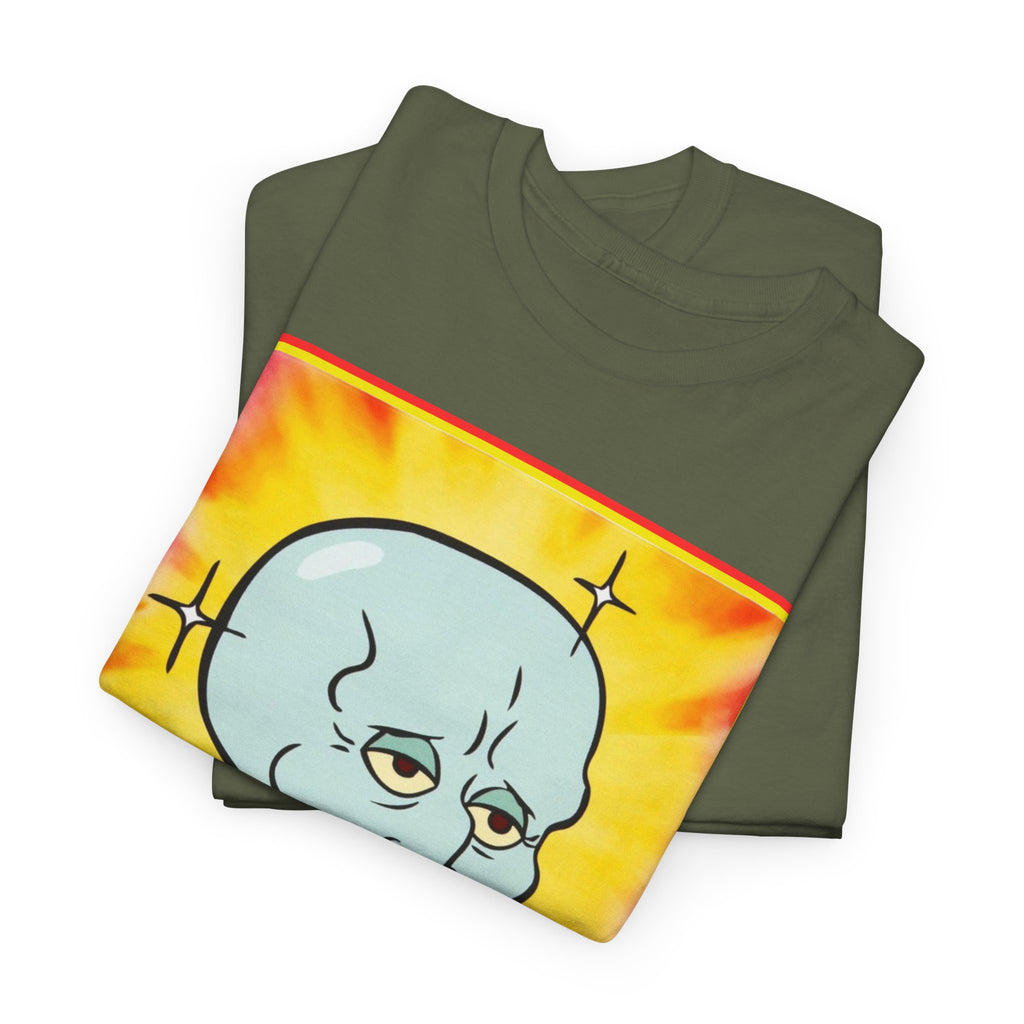Handsome Squidward Portrait T‑Shirt — Retro Nickelodeon Graphic Tee