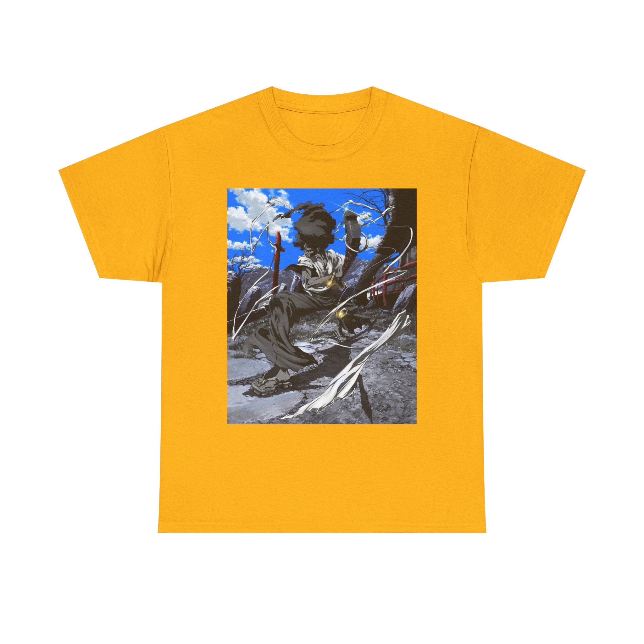 Afro Samurai Graphic Tee — Anime Streetwear T‑Shirt
