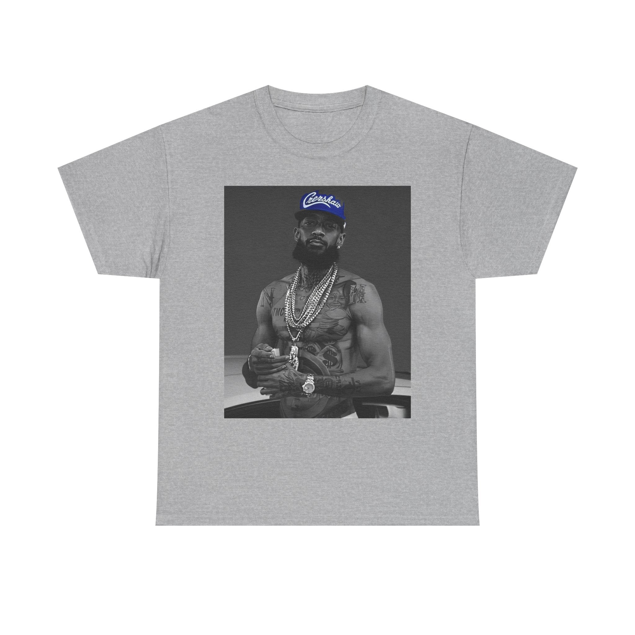 Iconic Rap Legend Photo Tee — Los Angeles Cap Graphic
