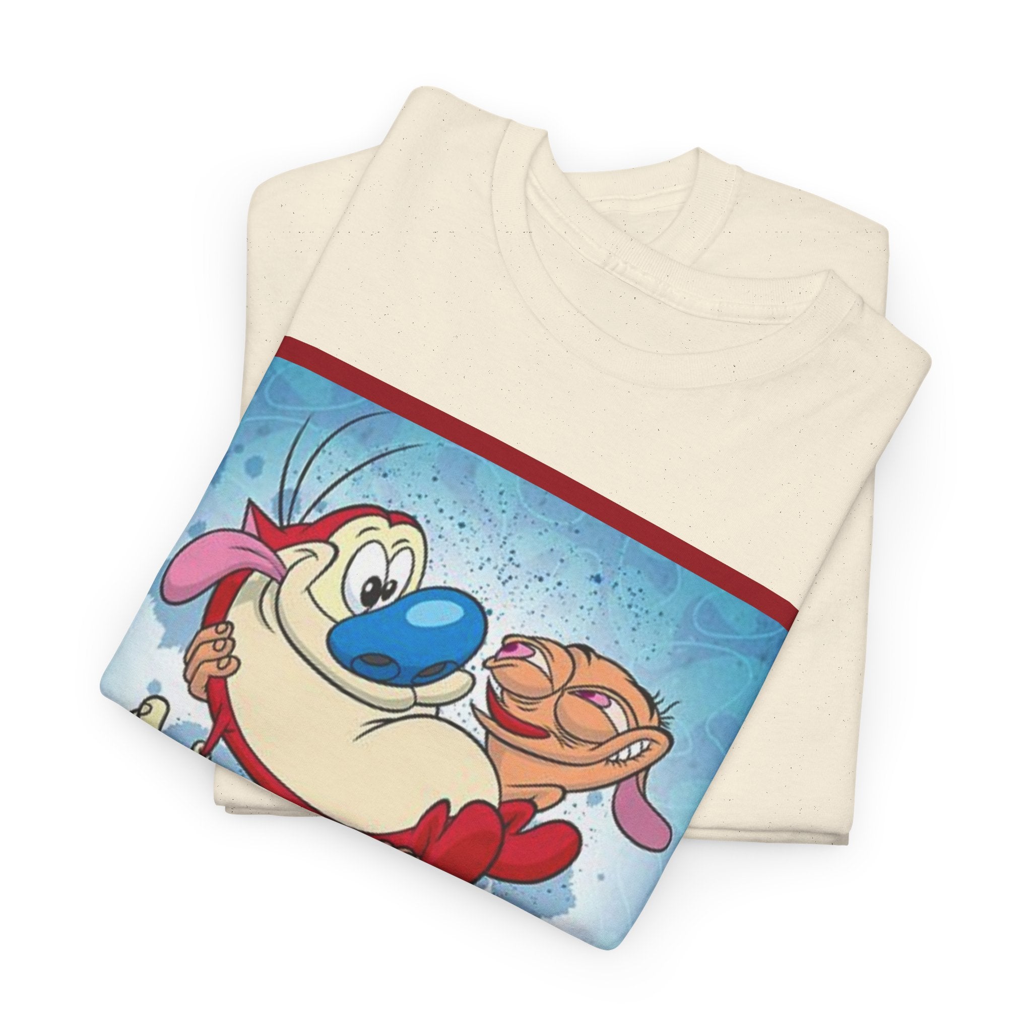 Ren & Stimpy Graphic Tee — Retro Nickelodeon Cartoon T-Shirt