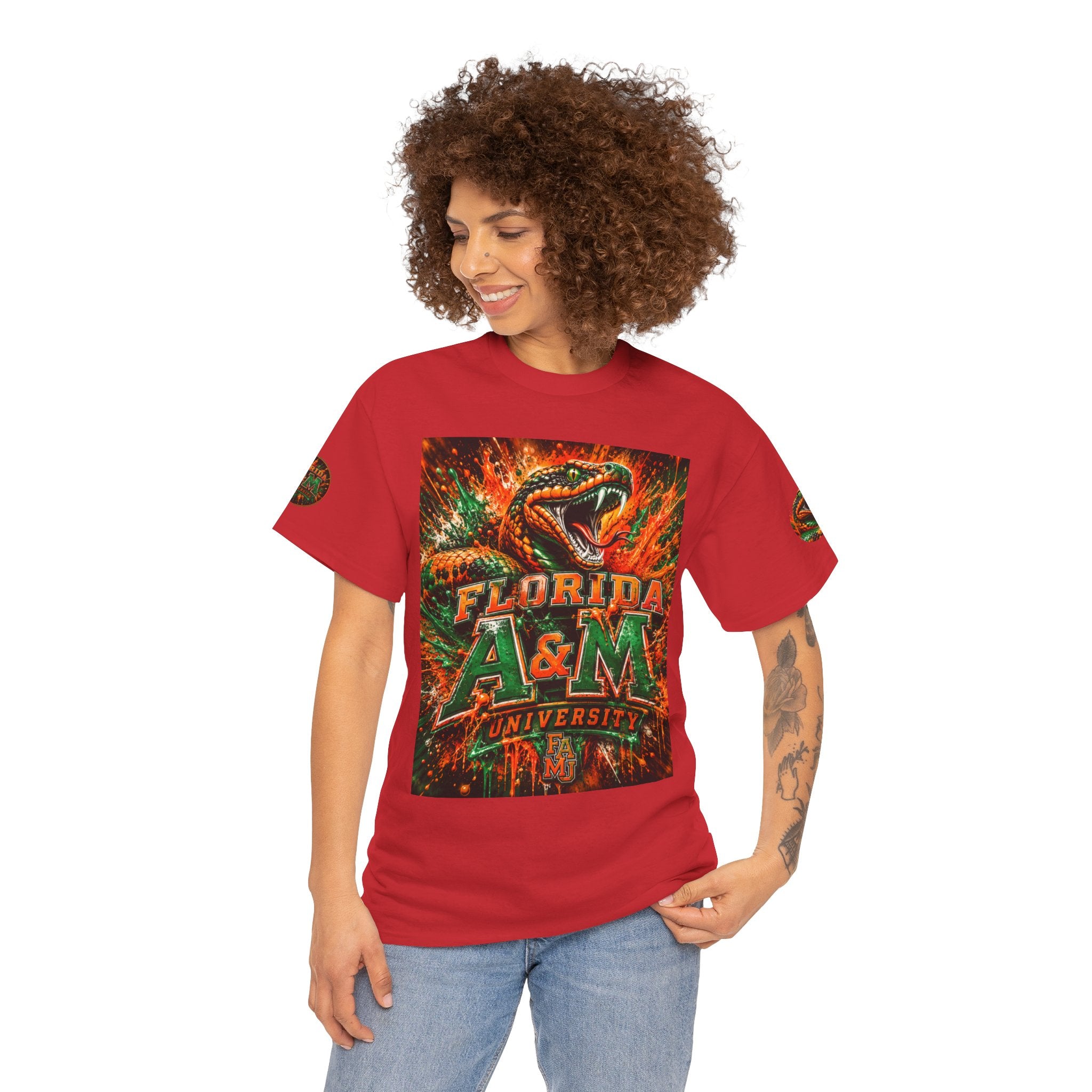 Florida A&M University Rattler Tee — Vintage Snake Mascot College T-Shirt