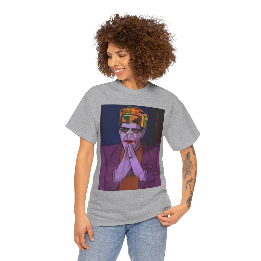 Graphic Tee — Vintage Afrocentric Joker Portrait & Psychedelic Raised Fist Art