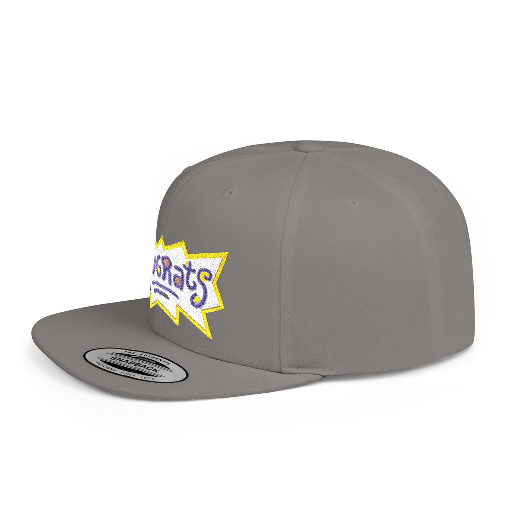 Snapback Hat — Retro 'Rugrats' Logo Flat Bill Cap