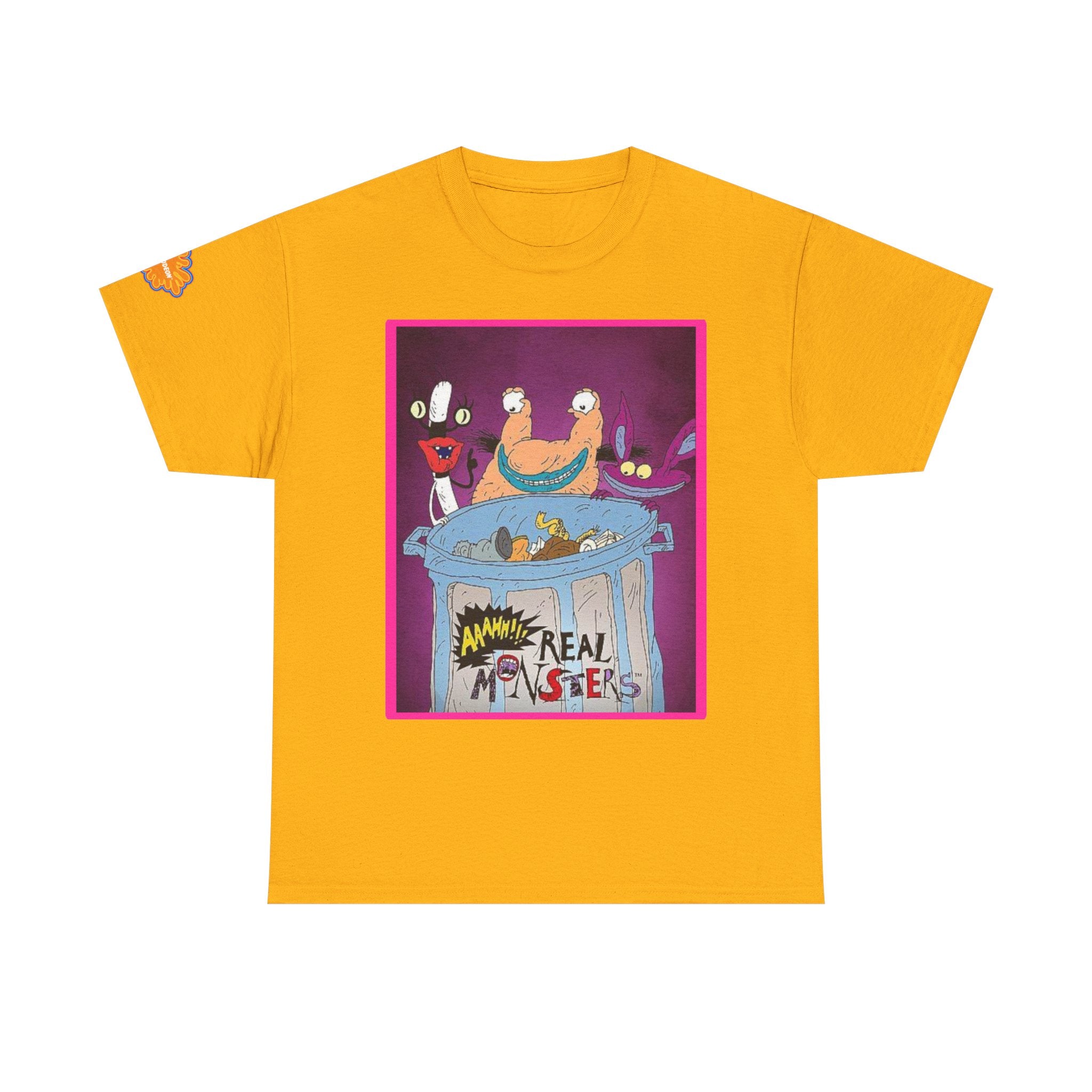 Real Monsters Vintage Cartoon T-Shirt — Nickelodeon Rugrats Crew Tee