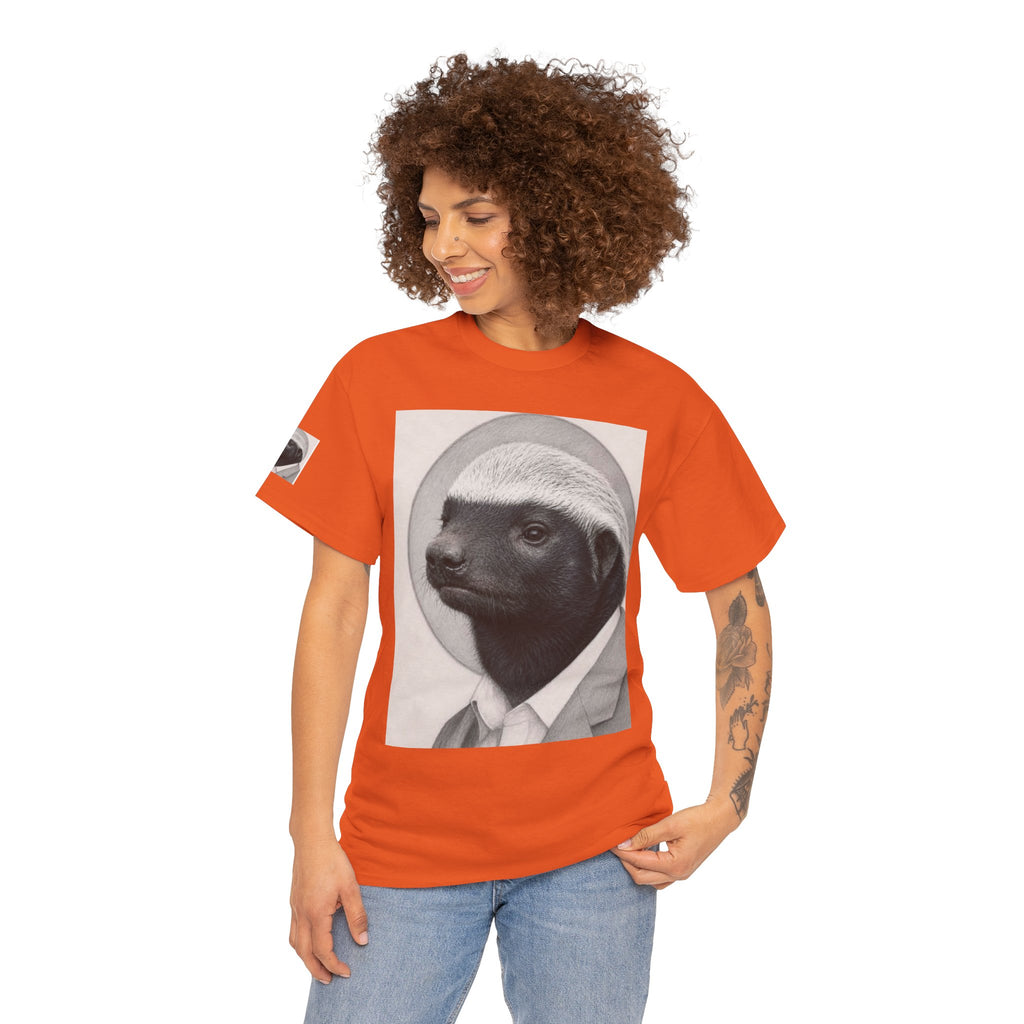 Badger Portrait Tee — "Which One of Y’all MF Said Something About a Home?" Graphic T‑Shirt