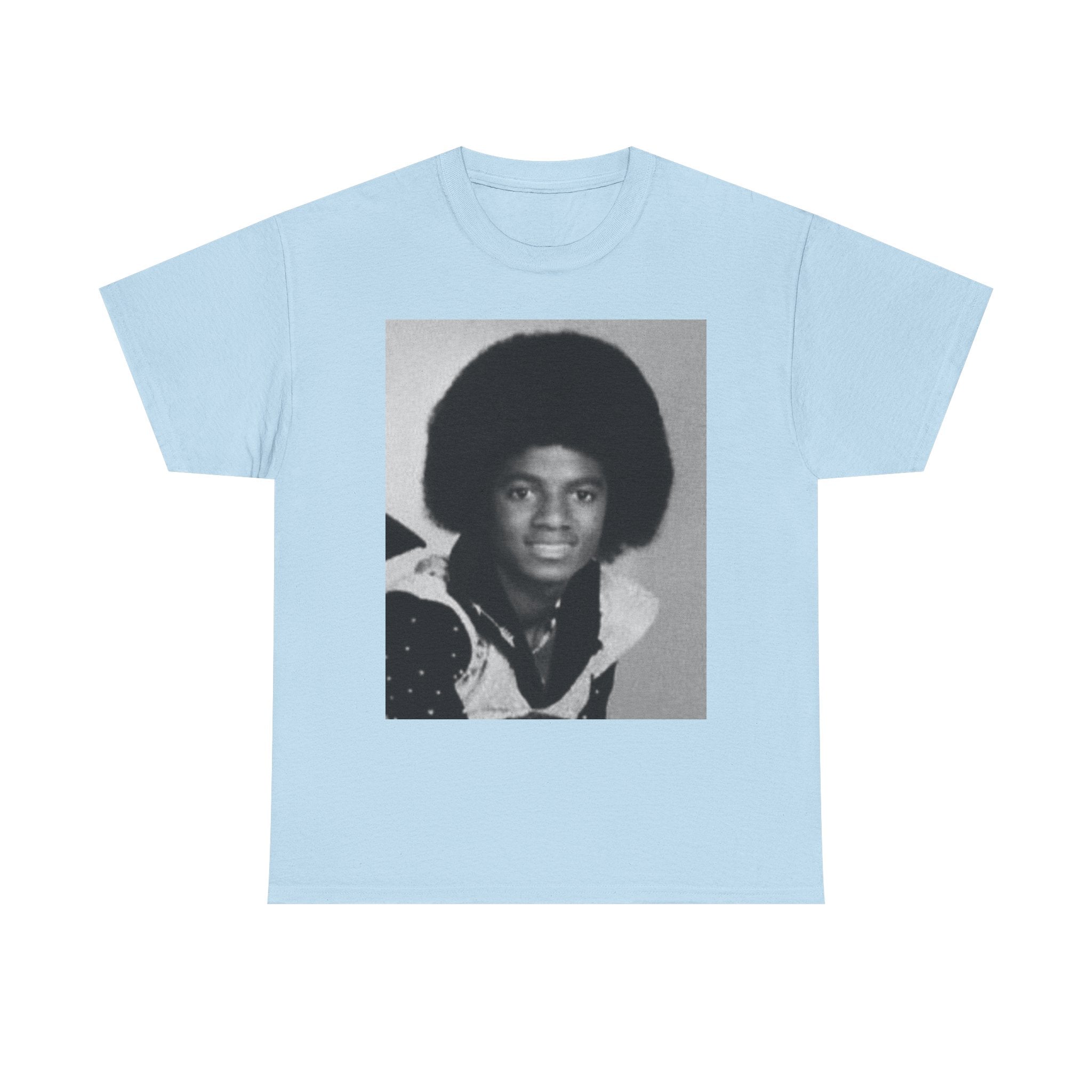 Graphic Tee — Retro Portrait Front with Black Power Fist Back
