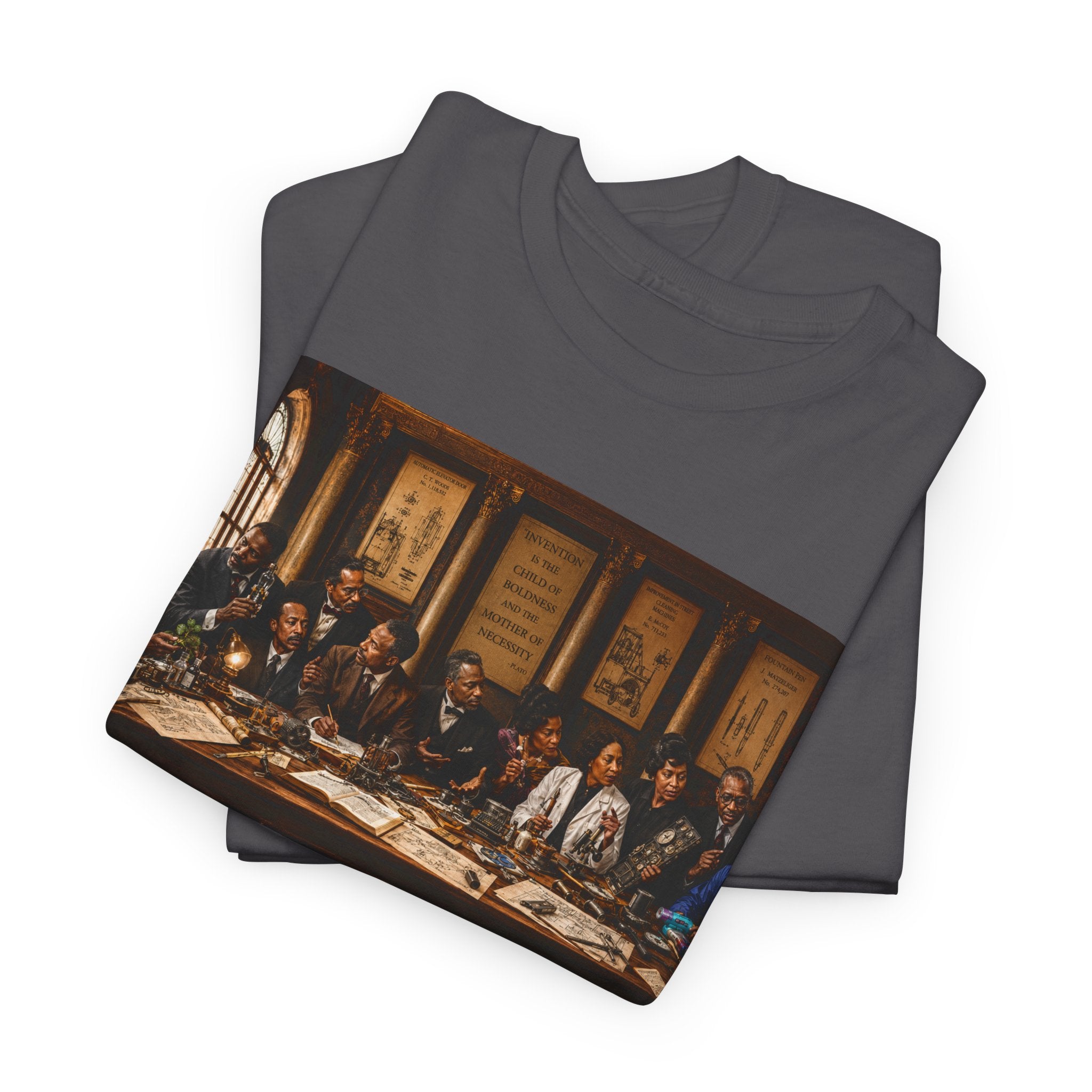 Graphic Tee — 'This Is Not A Boycott' Fist Emblem with Vintage Group Portrait