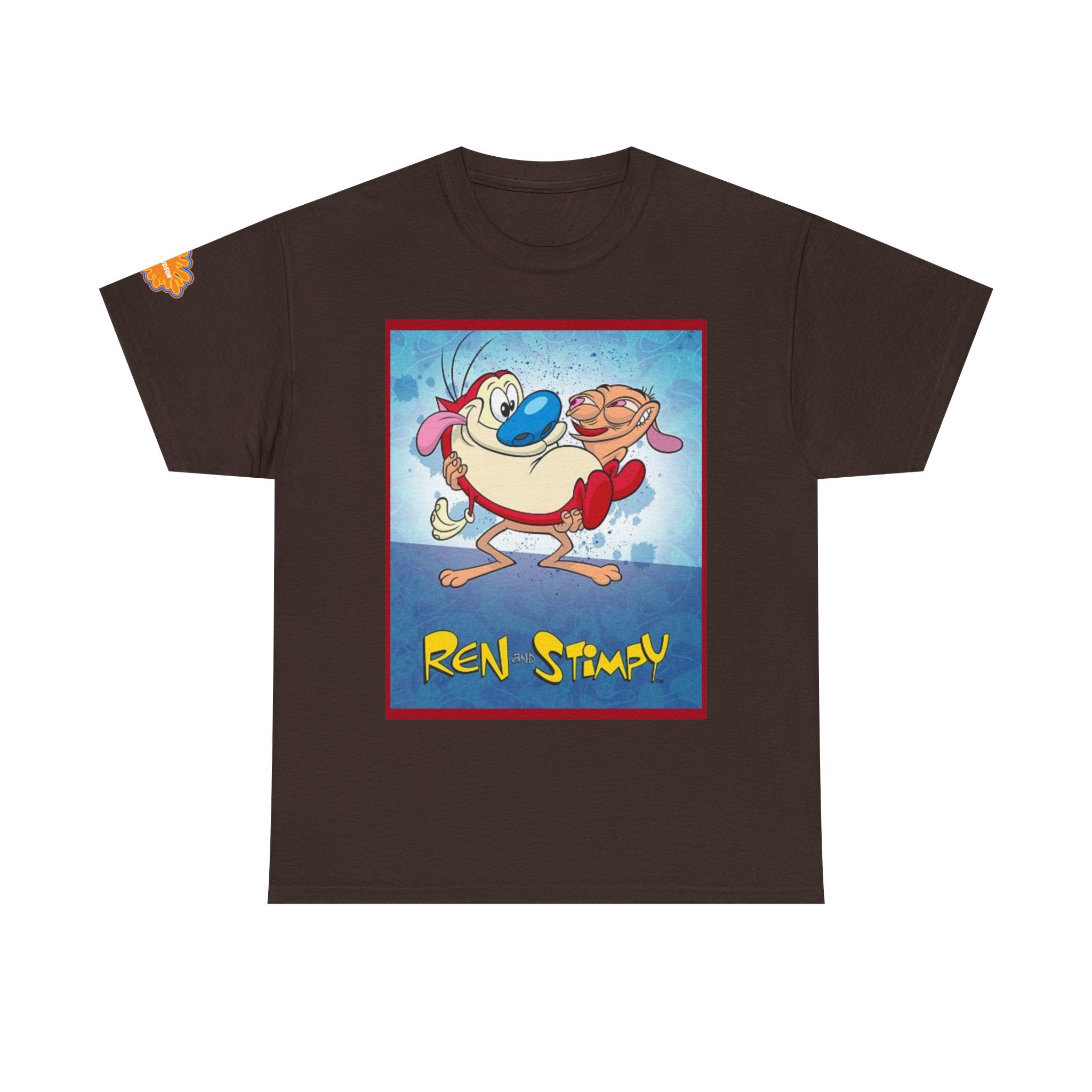 Ren & Stimpy Graphic Tee — Retro Nickelodeon Cartoon T-Shirt
