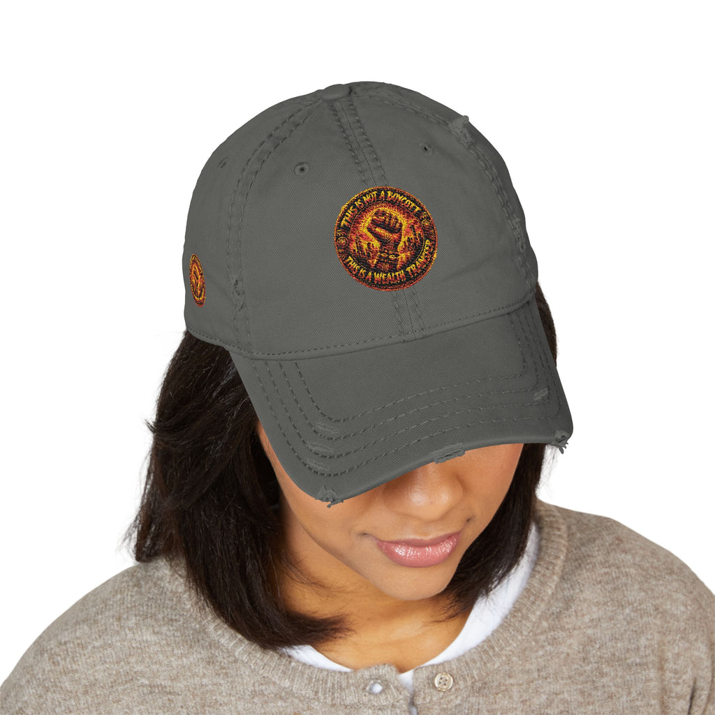 Mother braiding freedom— Vintage Flame Crest Cap